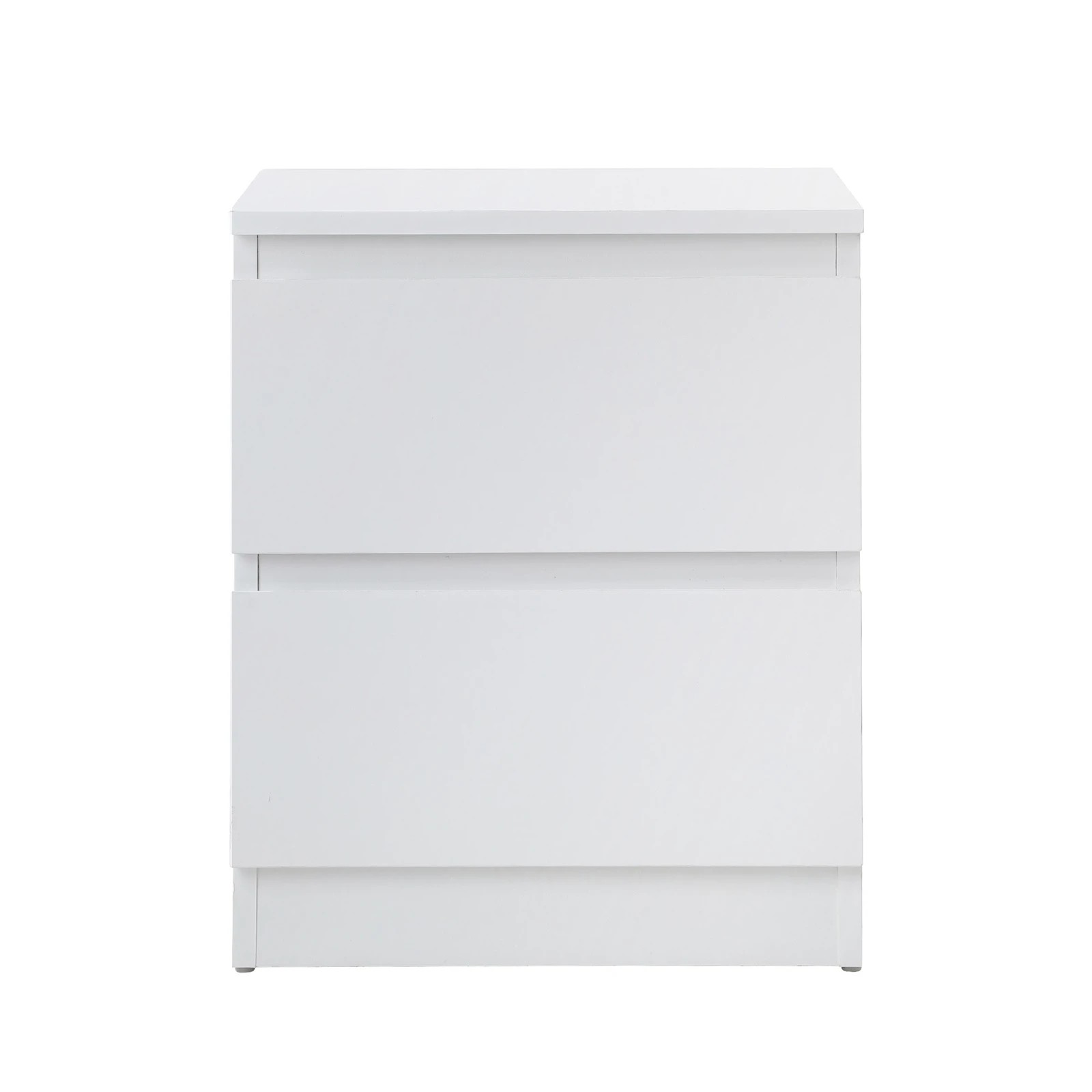 5 Oikiture Bedside Table Nightstand 2 Drawers Side End Table Storage Cabinet
 - White, 5 of 7