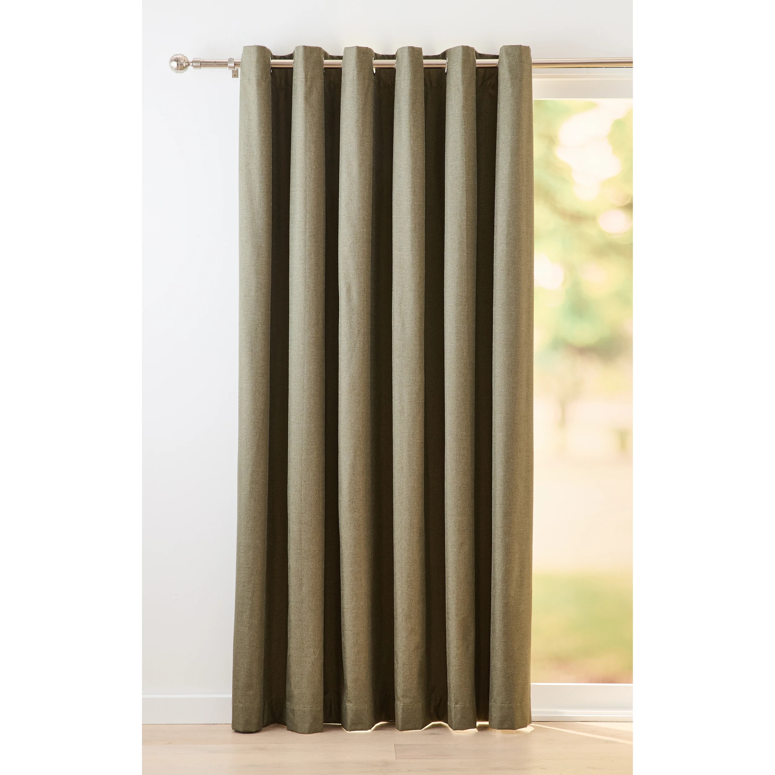 1 Monaco Wide Block Out Curtain - Forest - 240cm x 213cm, 1 of 5