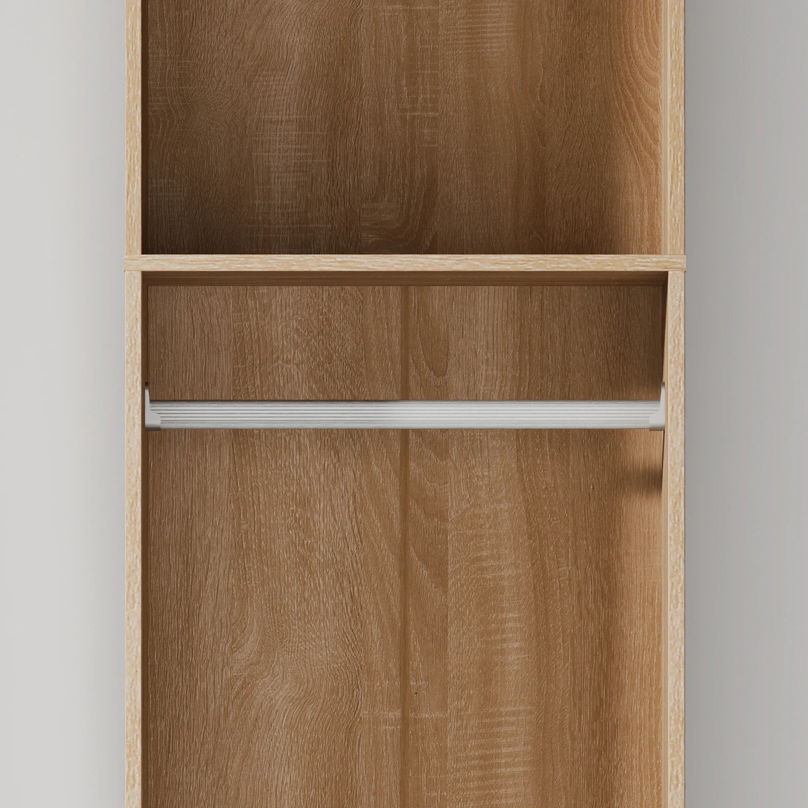 6 Alfordson Chest of 2 Drawers Office Storage Cabinet Tallboy Bedroom - Oak, 6 of 10