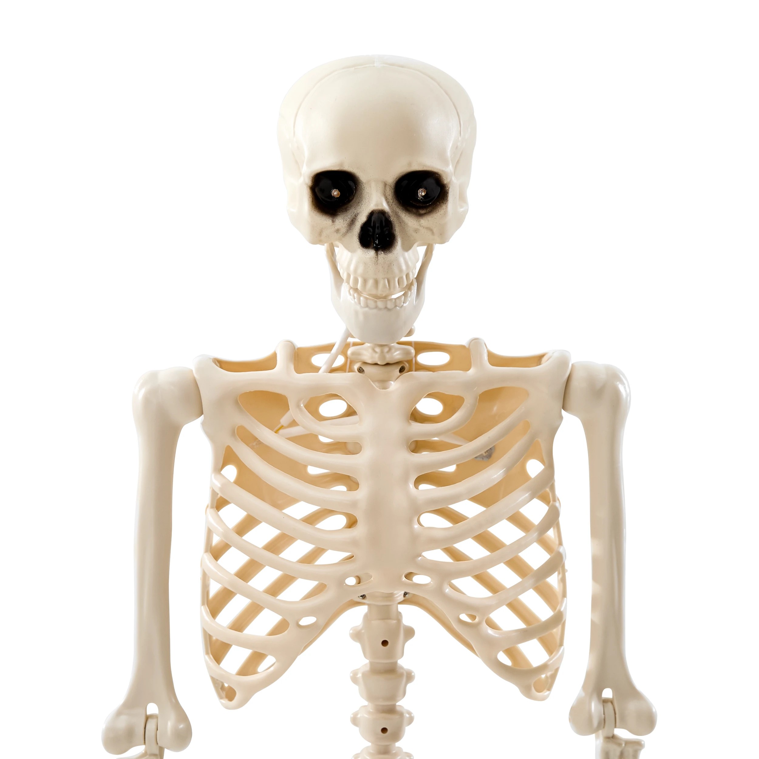 7 Battery Operated LED Light Up Poseable Skeleton, 7 of 9