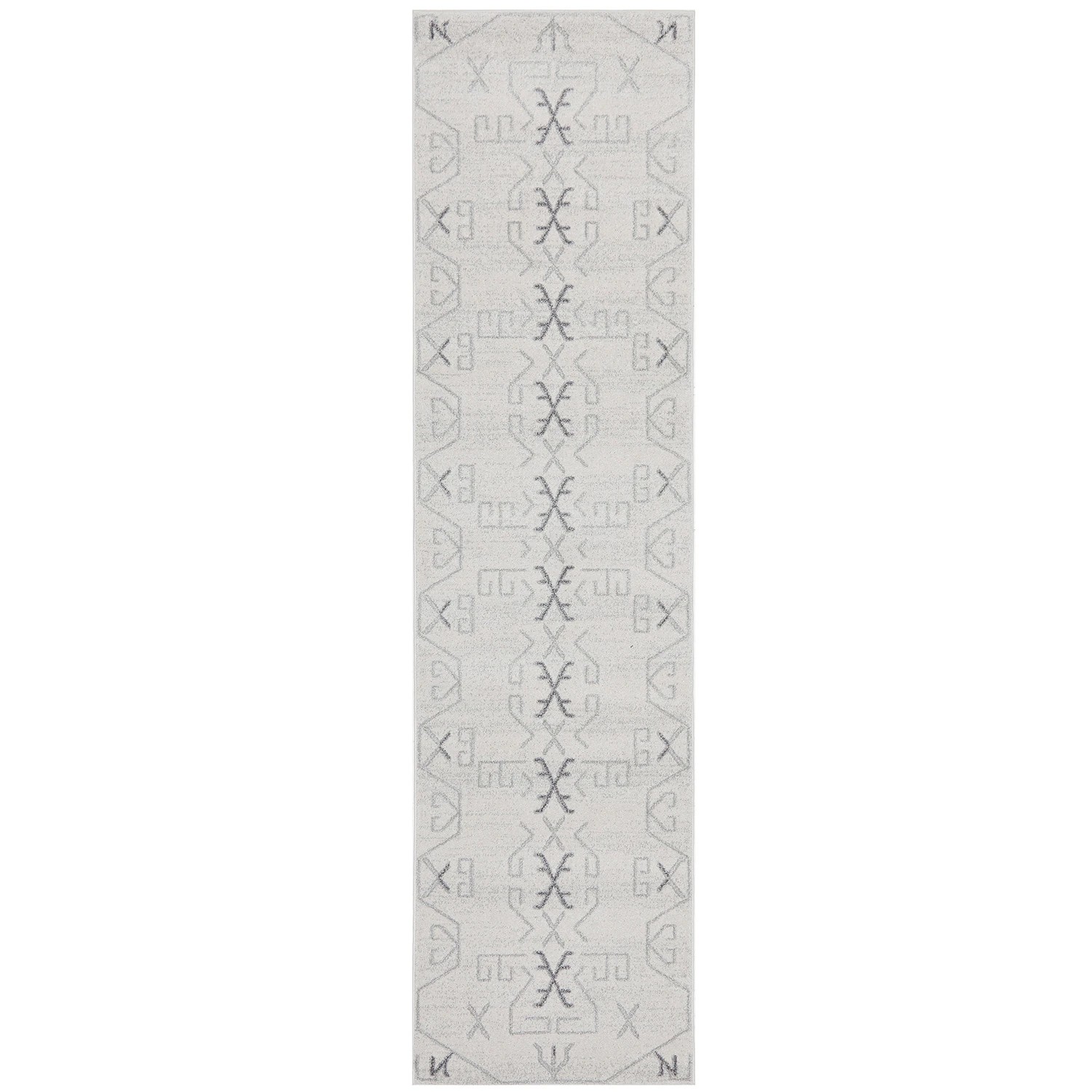 2 Common Ground Rugs Elysium Cala 400x80cm Runner - Large Pet Friendly Rug - Grey, 2 of 4