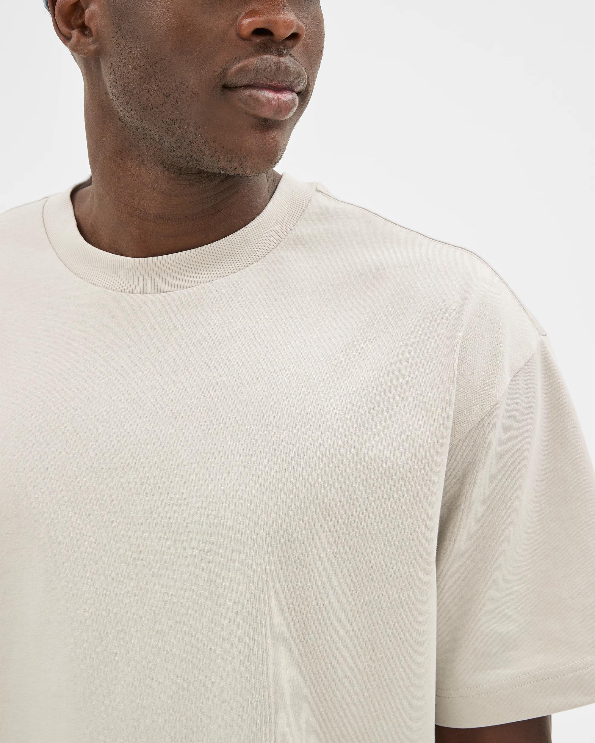 5 Commons Australian Cotton Oversized Heavy Core T-Shirt QUIET GREY, 5 of 6