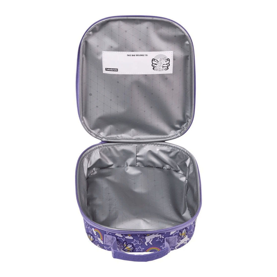 3 Studymate Hard top EVA Lunch Bag Magical Unicorn, 3 of 5