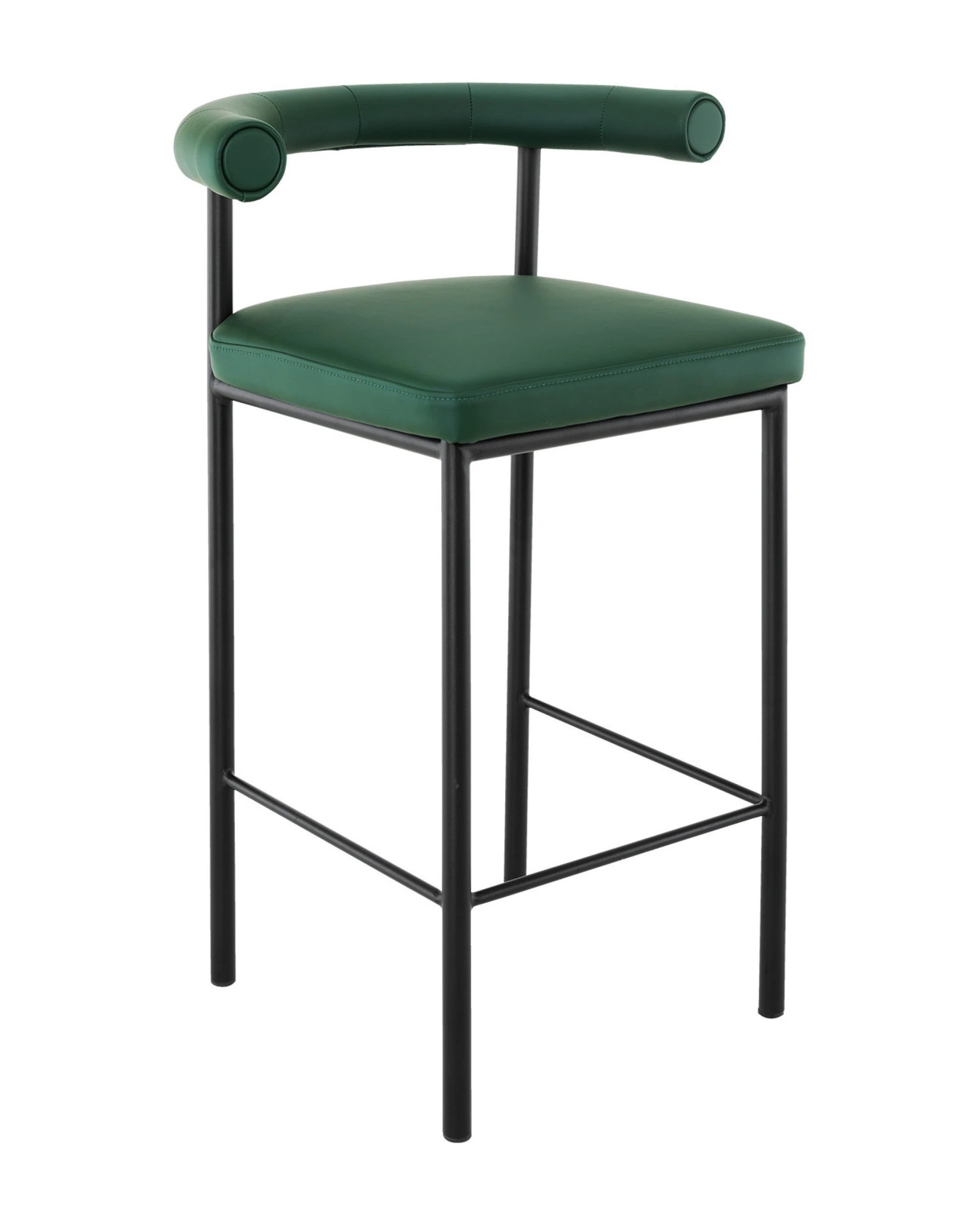 1 Sarantino Cedric Kitchen Bar Stool - Green, 1 of 2