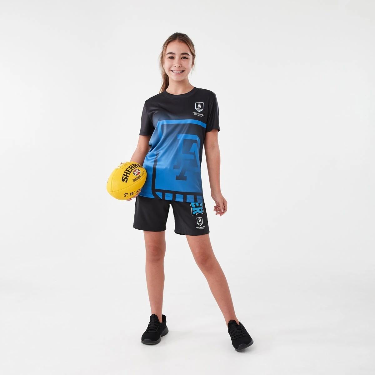 1 Official AFL Kids Training T-shirt Port Adel, 1 of 10