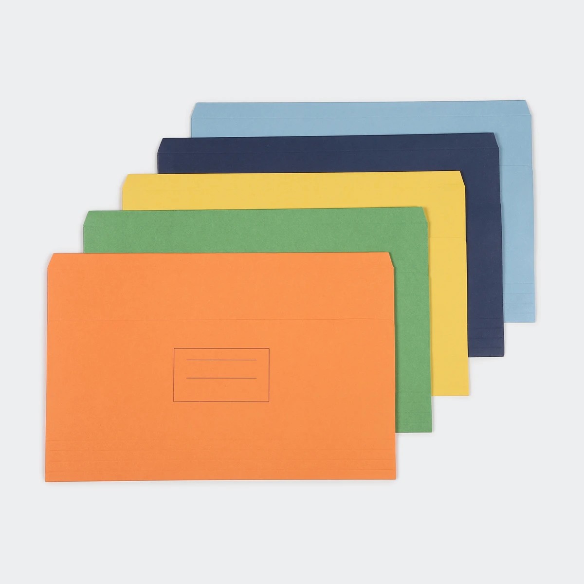 1 10 Pack Foolscap Manilla Document Wallets, 1 of 6