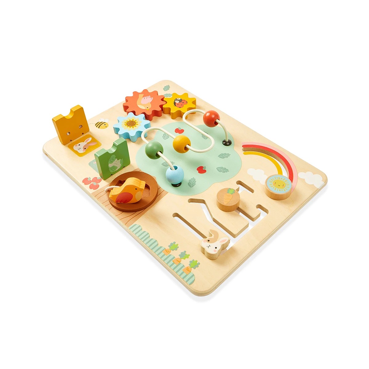 1 Wooden Activity Bench, 1 of 9