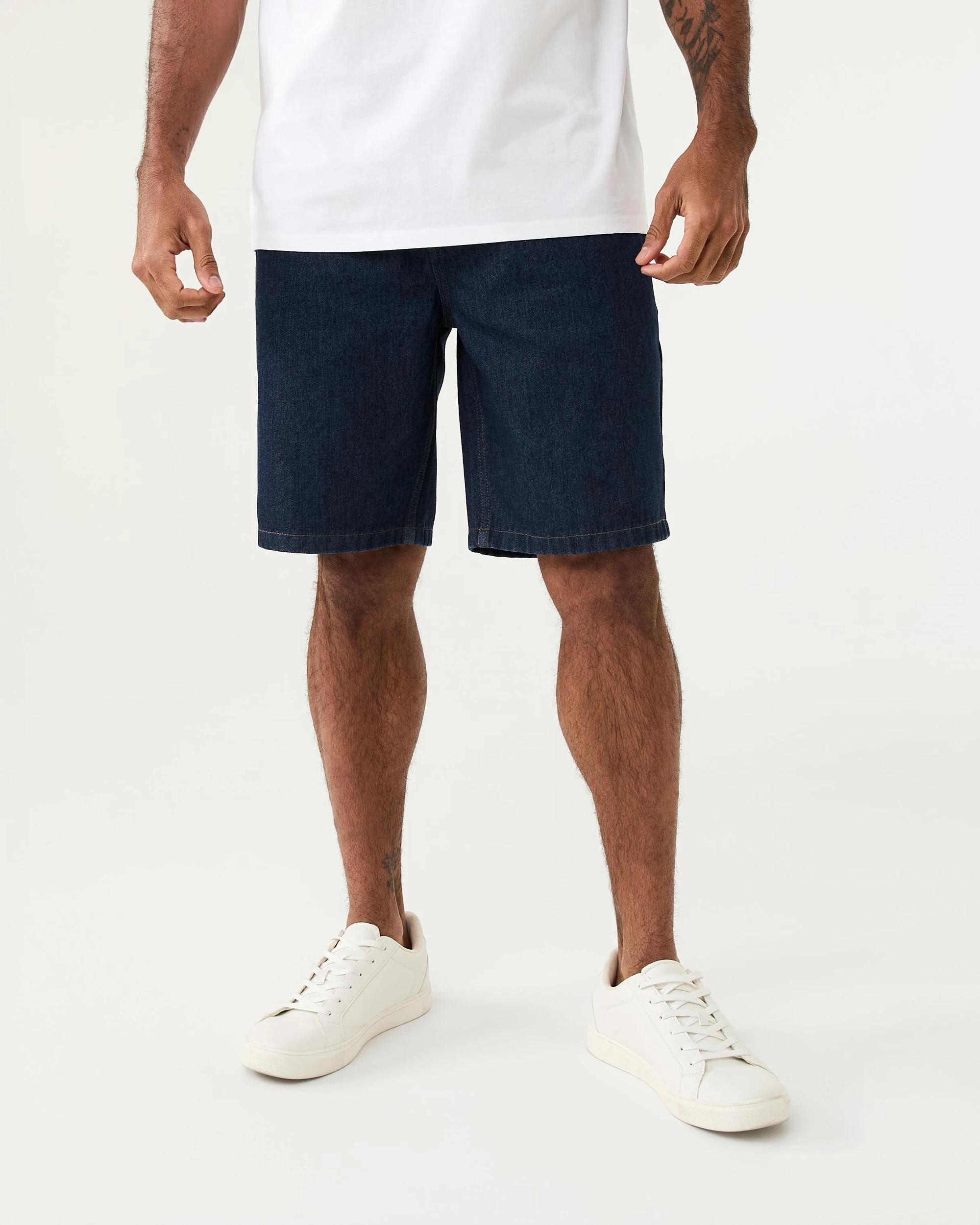 7 Classic Denim Shorts Dark Wash, 7 of 7