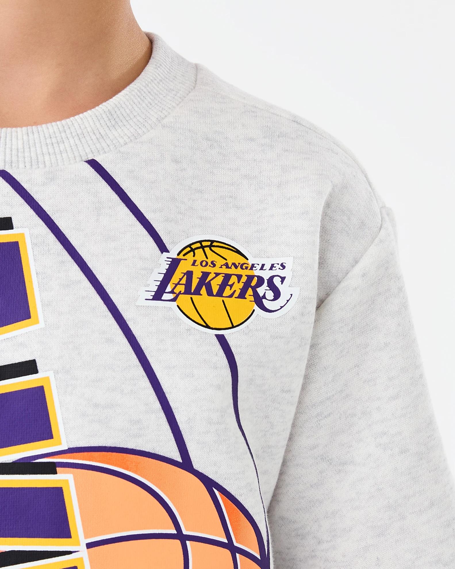4 Official NBA Kids Crew Neck Sweatshirt Lkrs 7d4t, 4 of 8