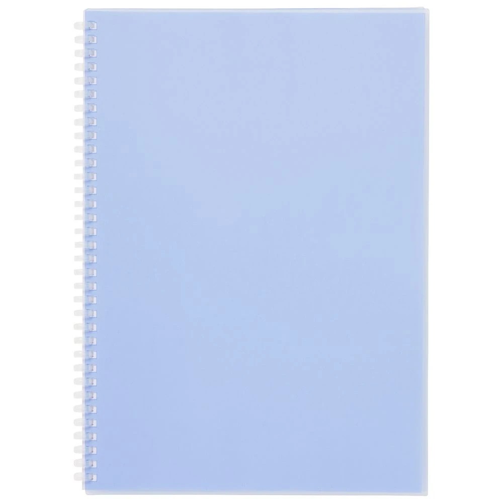 2 Otto A4 Soft Spiral Notebook Blue 120 Page, 2 of 2