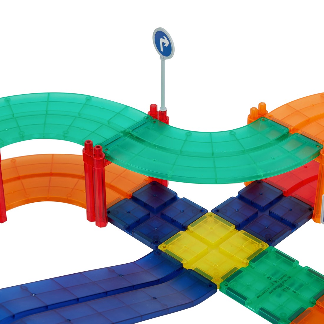 6 72 Piece Magnetic Race Track Set, 6 of 10