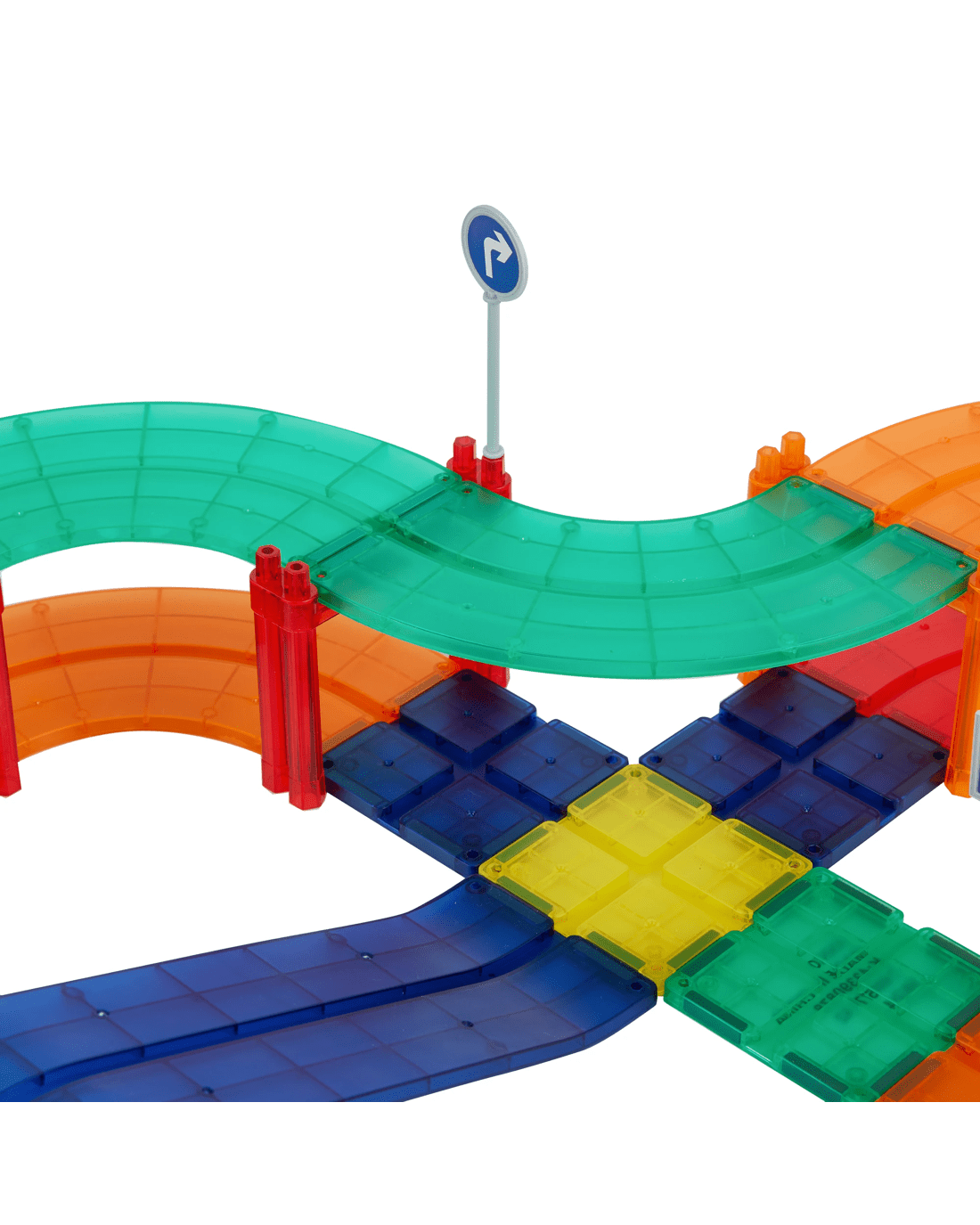 6 72 Piece Magnetic Race Track Set, 6 of 10