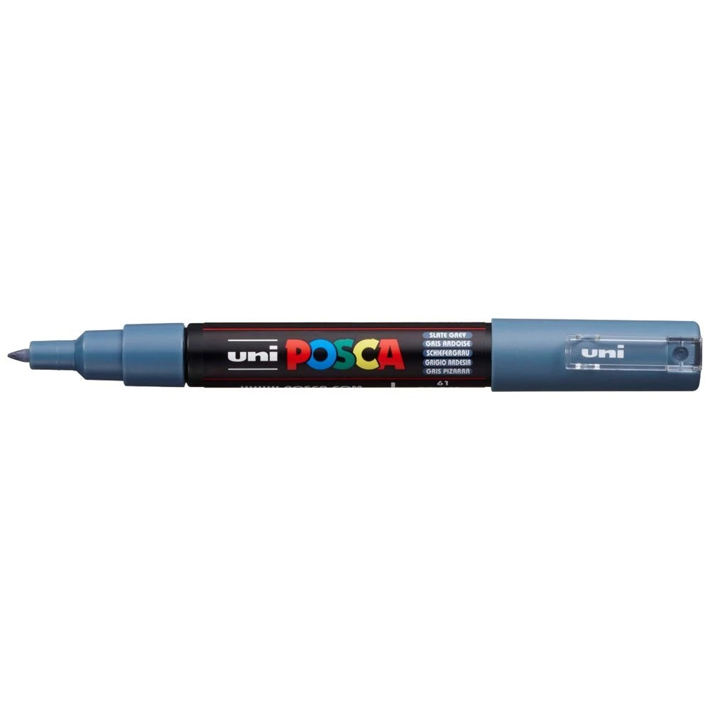 1 POSCA PC-1M Paint Marker Slate Grey, 1 of 2