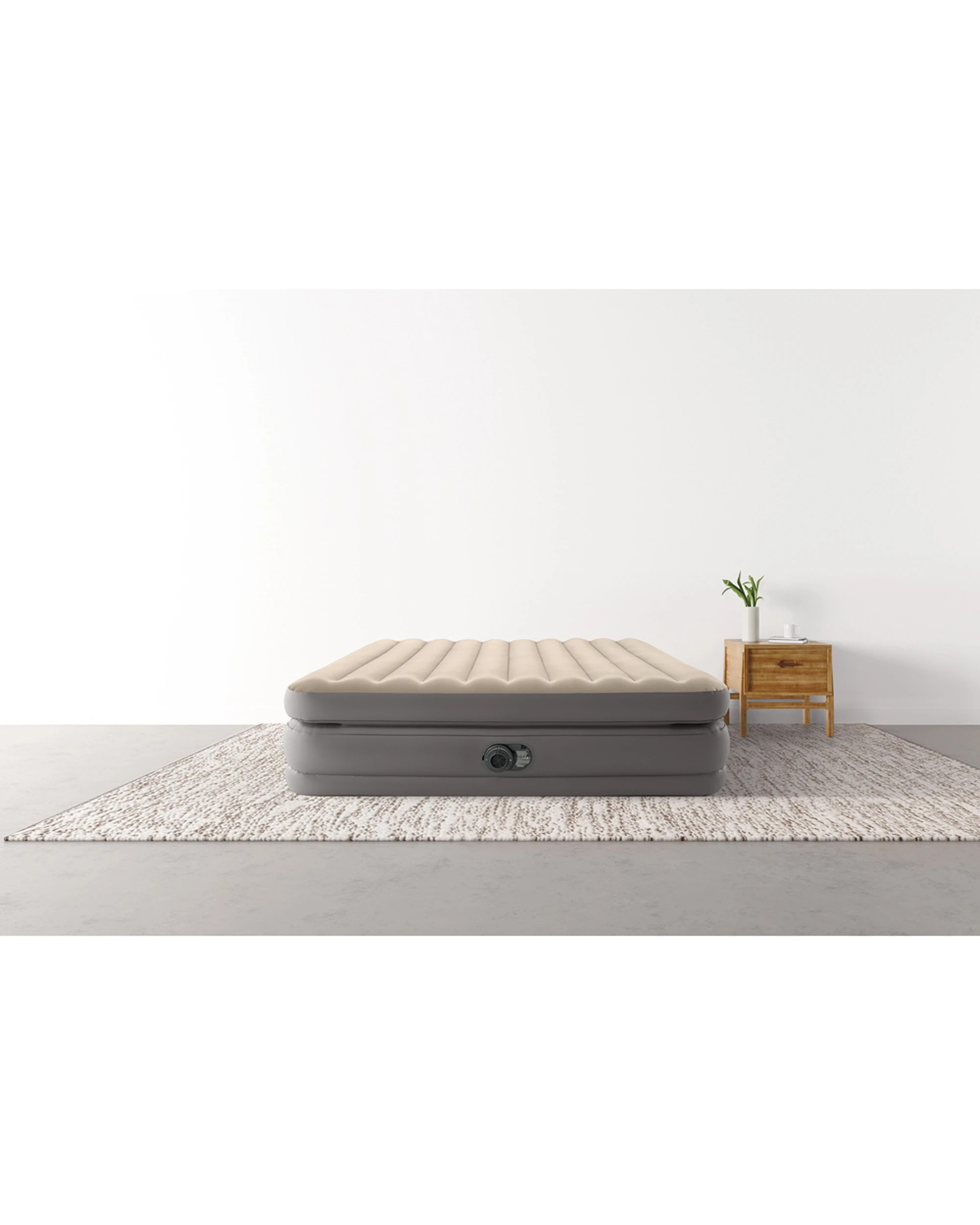 6 INTEX Comfort Elevated Inflatable Airbed Fiber-Tech Double Layered - Queen Bed - Multi, 6 of 6