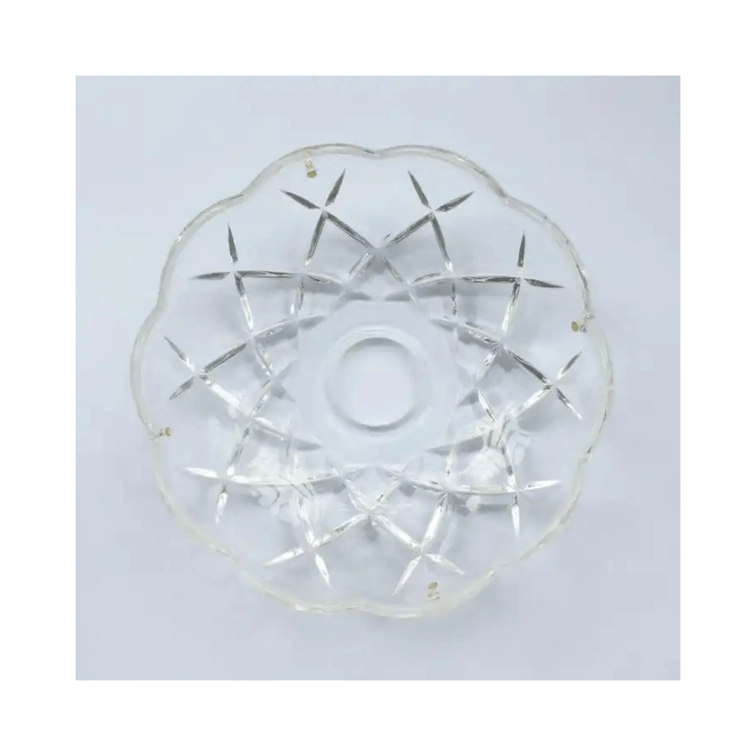 2 BR Home 120mm Crystal Chandelier Bobeche with Gold Pins, 2 of 7