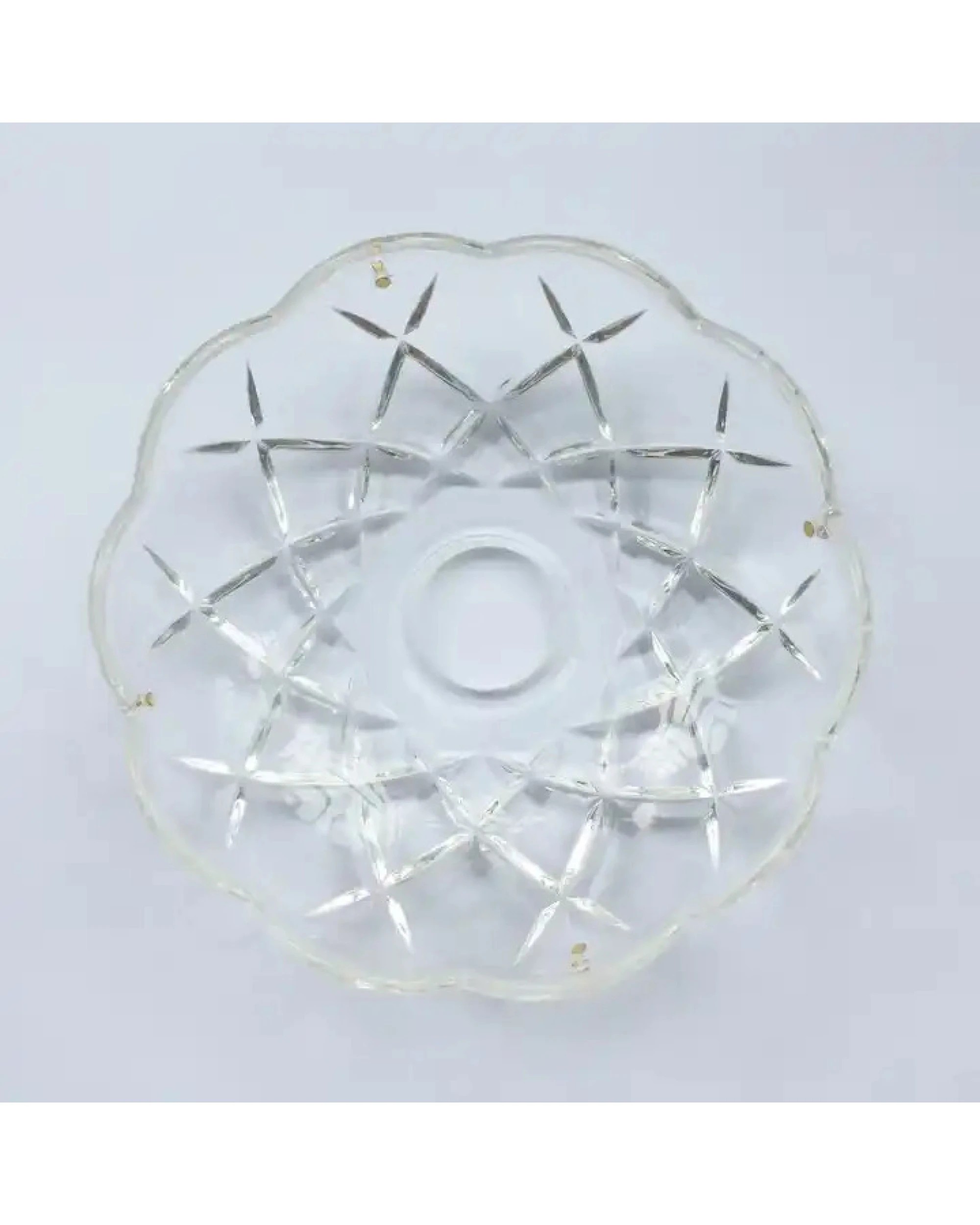 2 BR Home 120mm Crystal Chandelier Bobeche with Gold Pins, 2 of 6