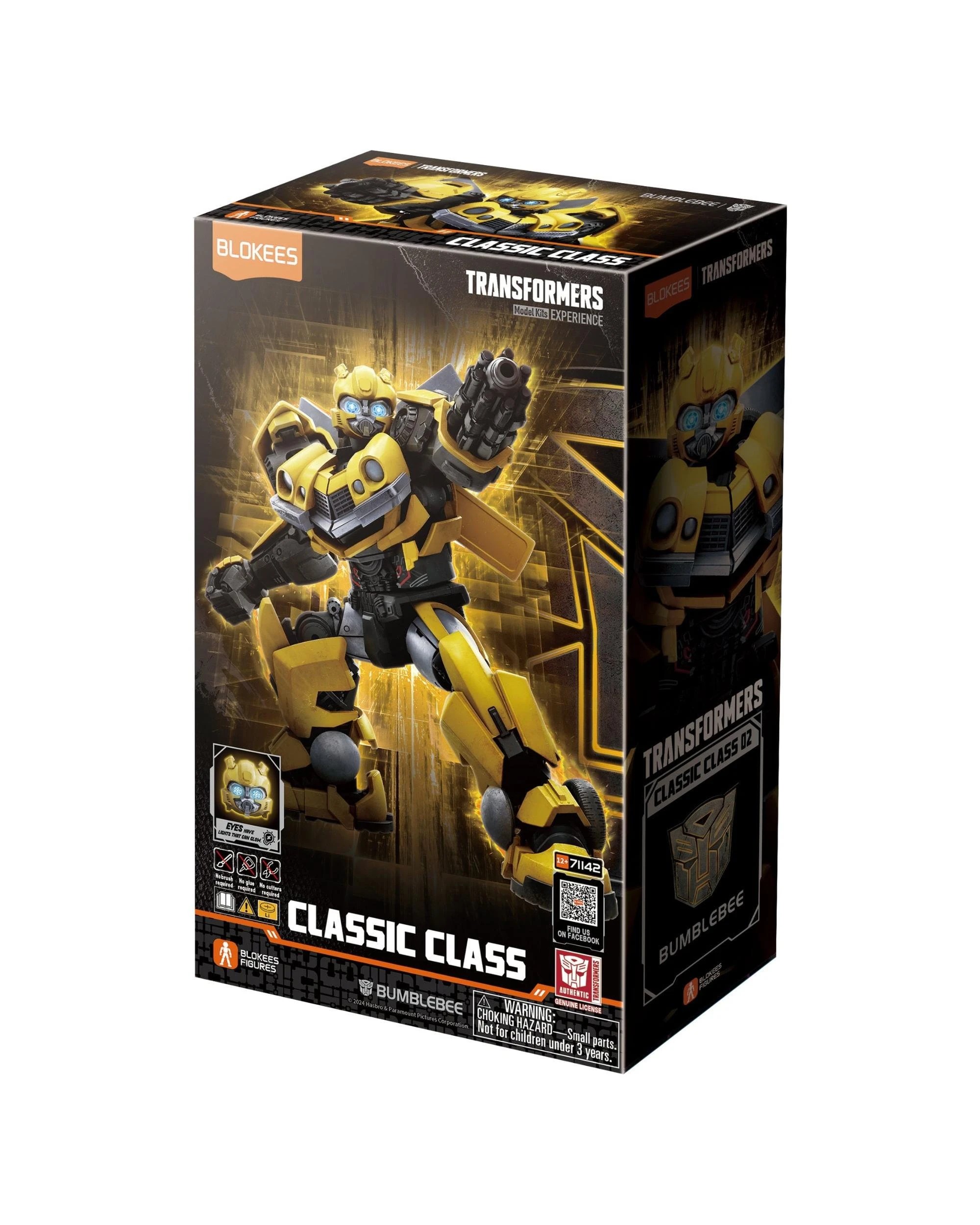 1 Blokees Transformers Classic Class 02 Bumblebee Model Kit, 1 of 9