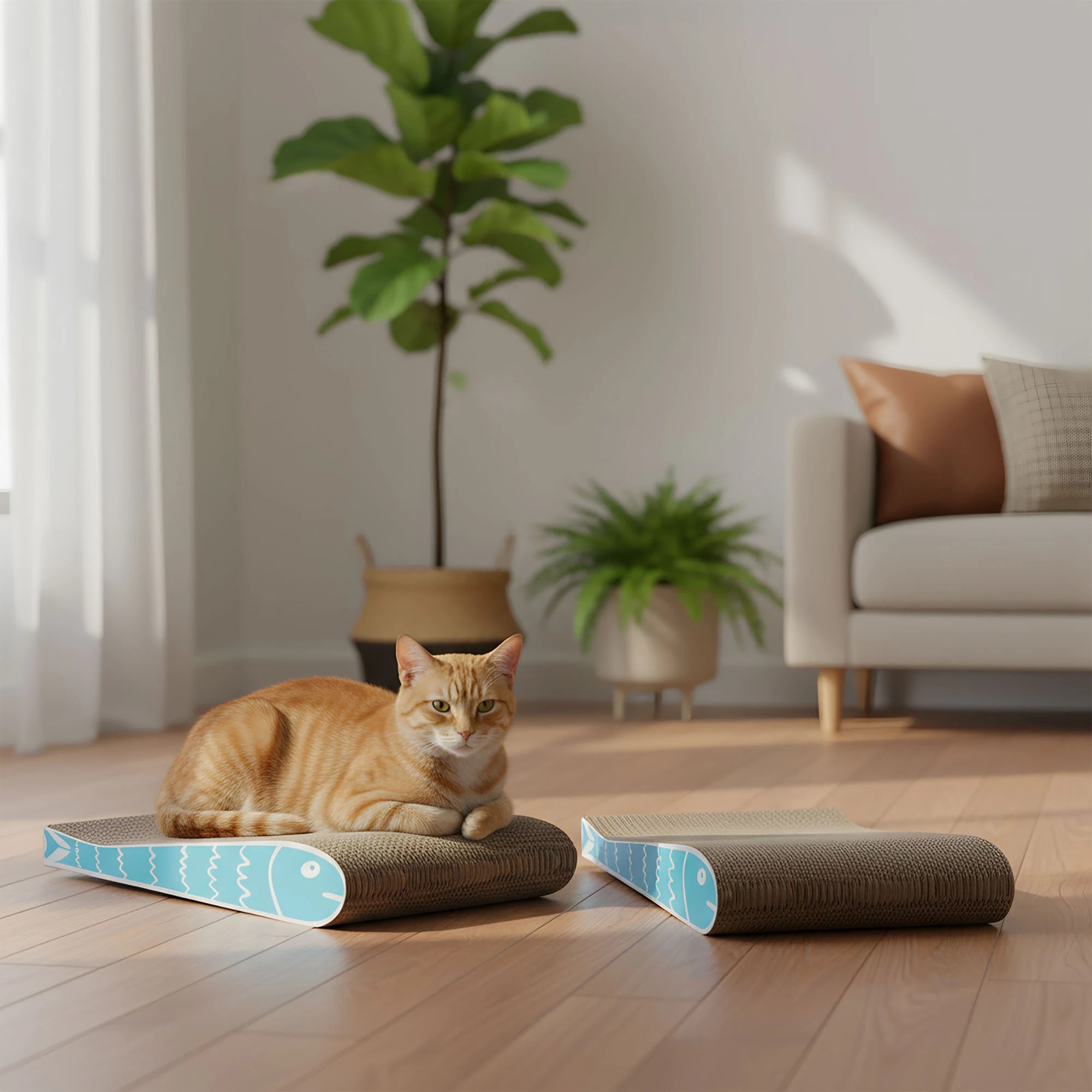 8 Pawz 2pcs Cat Scratcher Board, 8 of 9