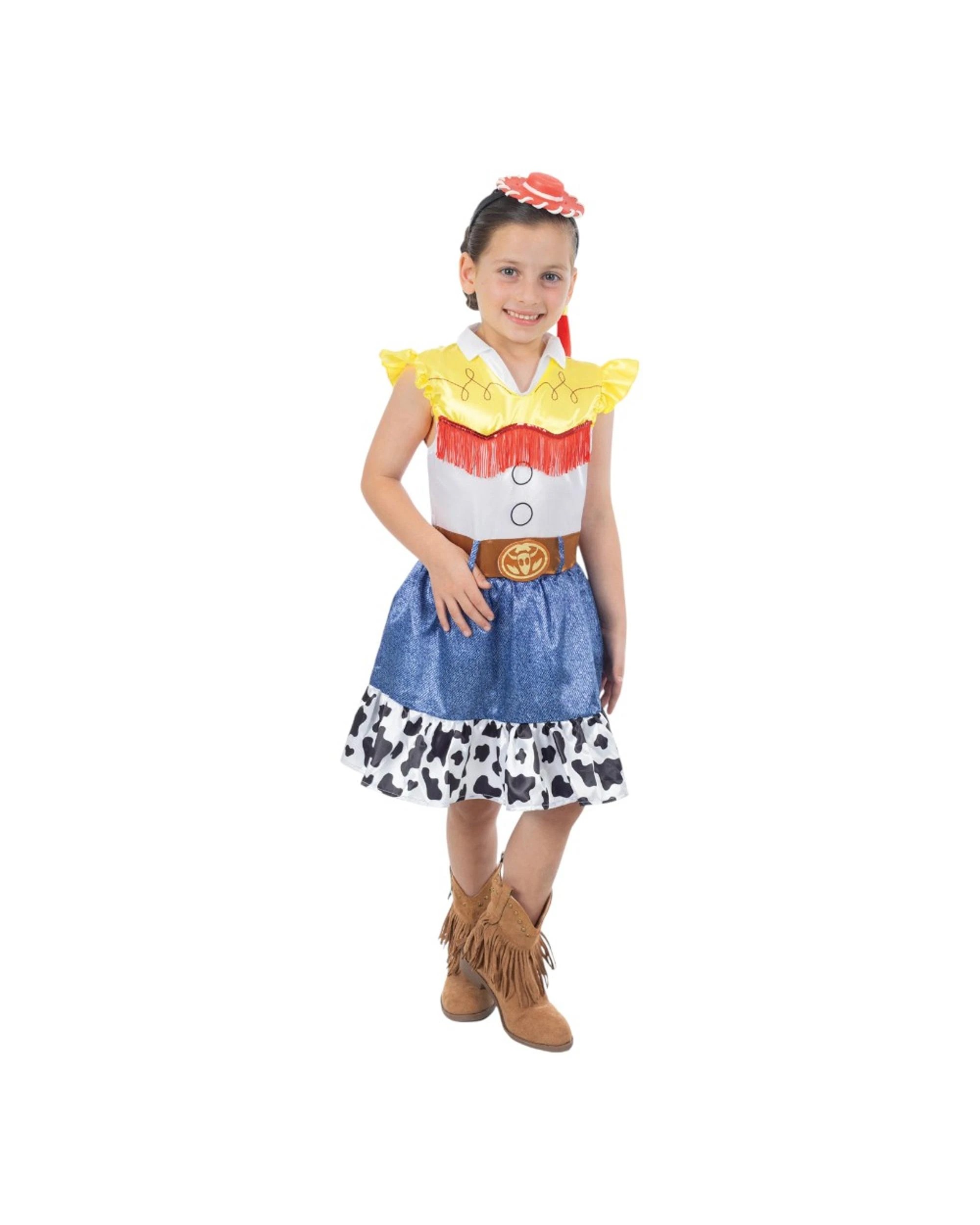 2 Disney Pixar Toy Story Jessie Deluxe Child Costume Size 4-6 Years, 2 of 5