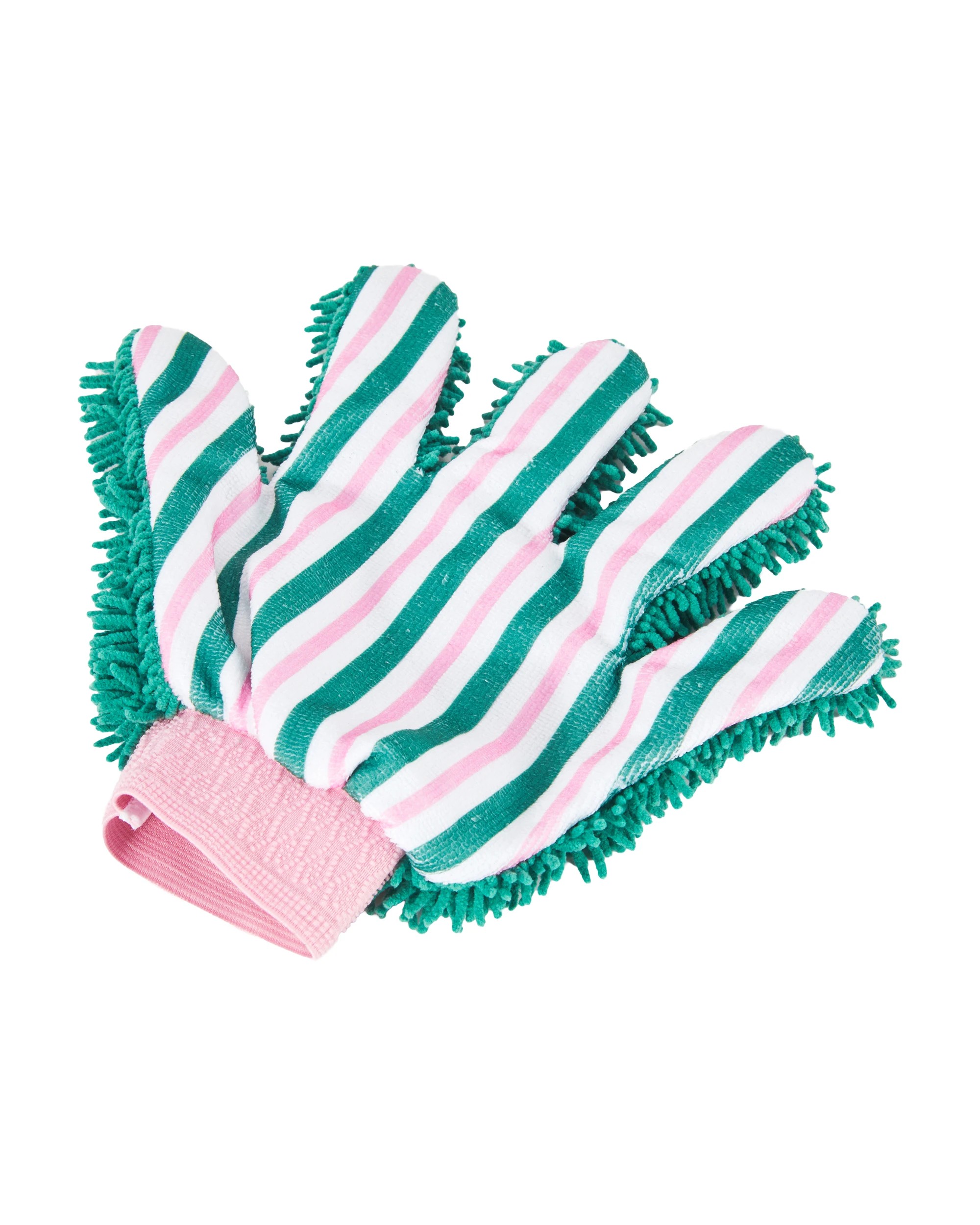 6 Dust Slippers and Dusting Glove Set - Stripes, 6 of 10