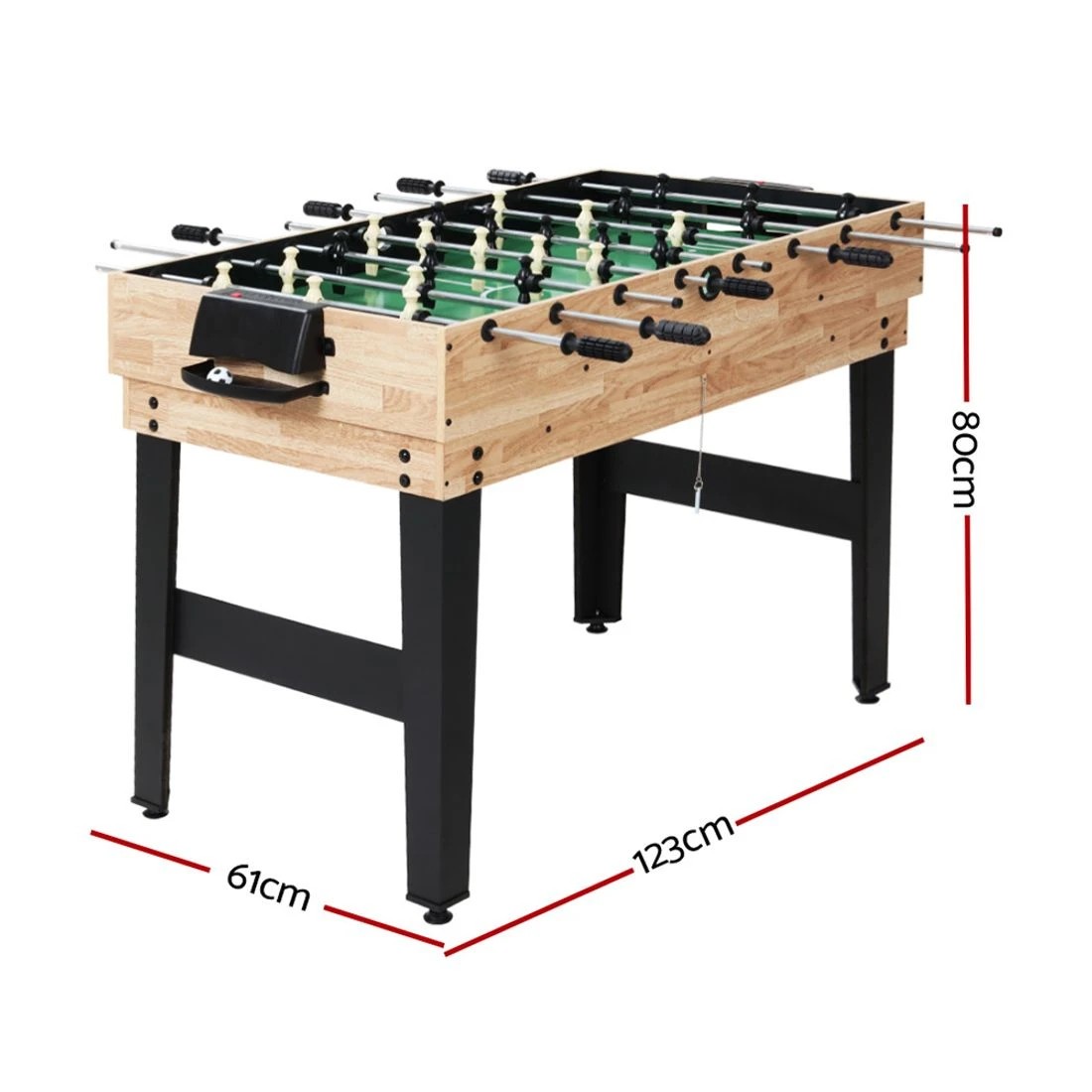 2 Everfit 10-in-1 Games Table Soccer Foosball Pool Table Tennis Air Hockey Chess Cards - Multi, 2 of 7
