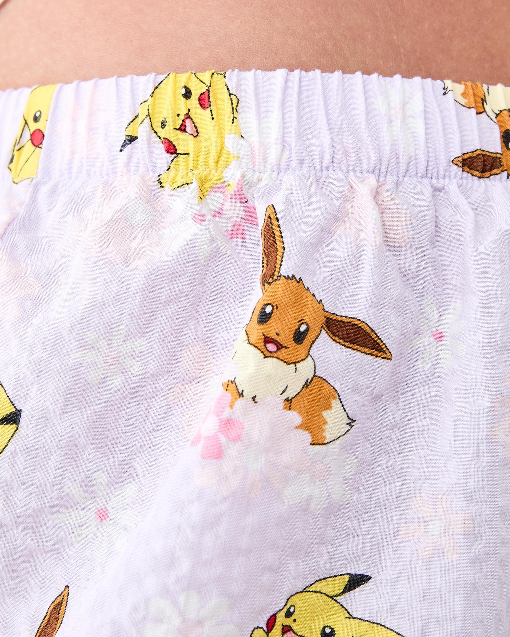 6 Pokemon License Knit Top and Woven Shorts Pyjama Set Pokemon, 6 of 8