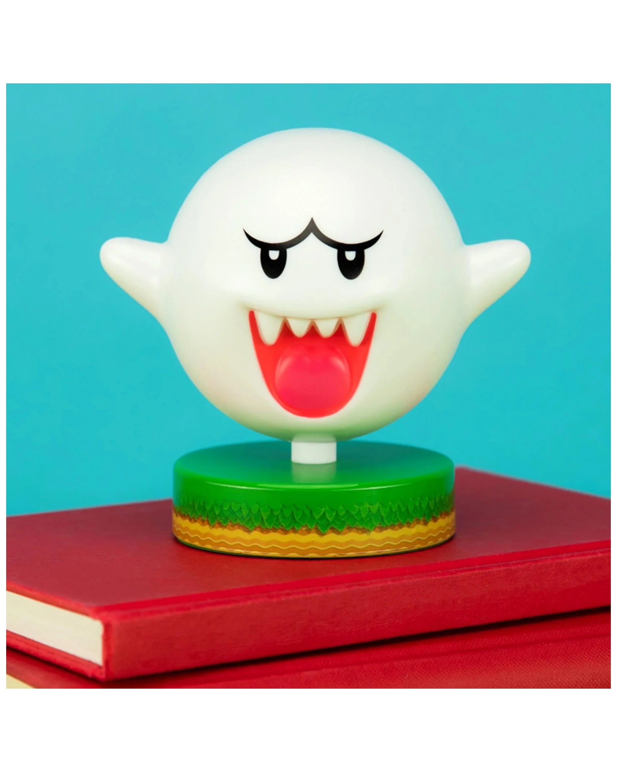 3 Nintendo Super Mario Boo Icon Light Kids Bedroom Decor Night Light 10cm 8+. - White, 3 of 3