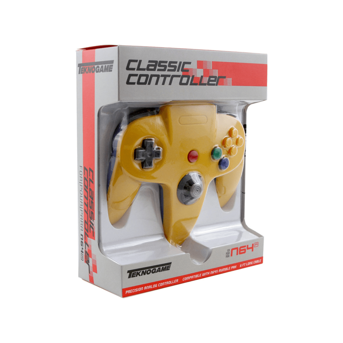 3 Nintendo 64 Controller Replica Retro Gaming Controller Collectors Gift - Yellow, 3 of 3