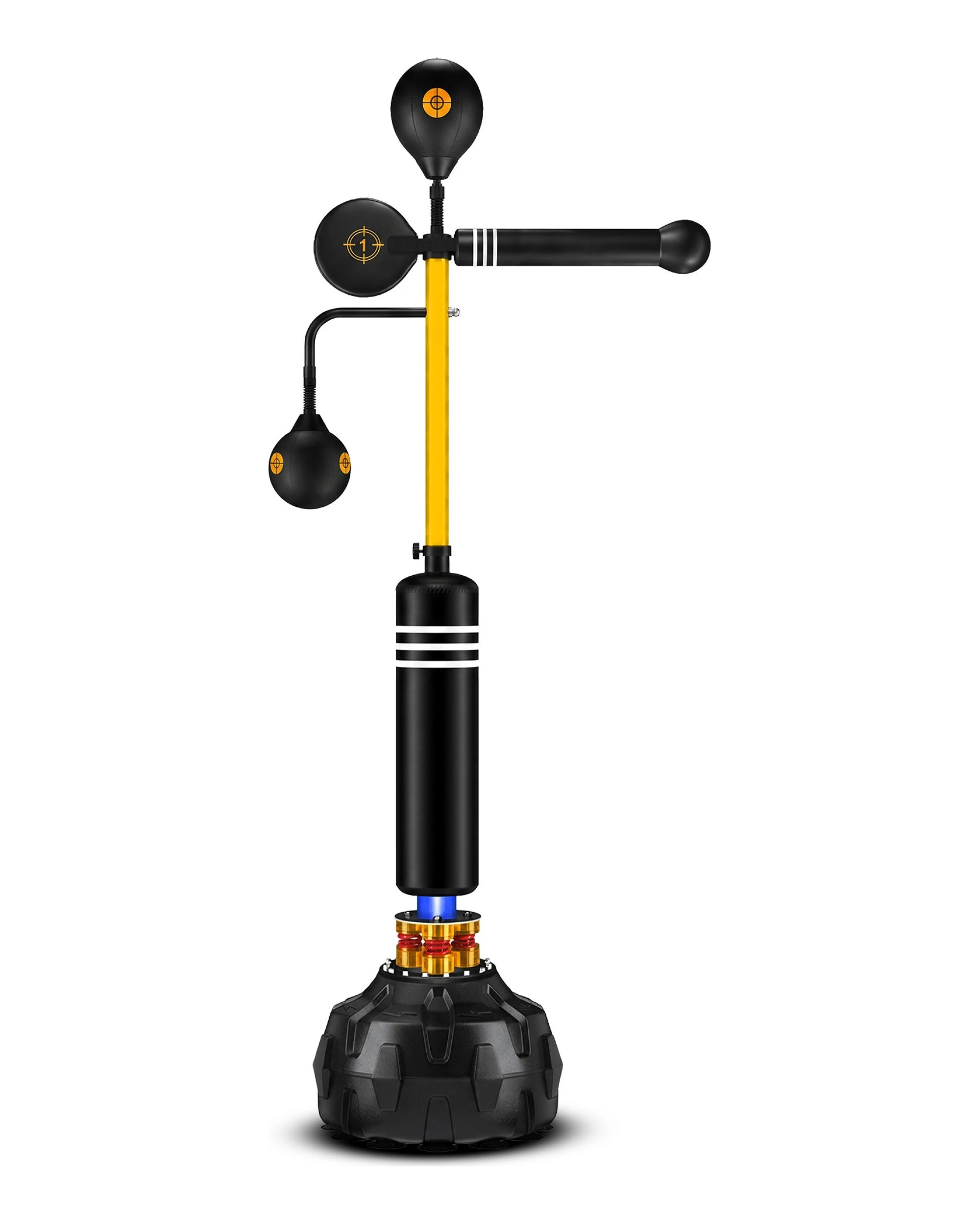4 Powertrain Freestanding Boxing Trainer 5 in 1 Reflex Training System - Black, 4 of 6