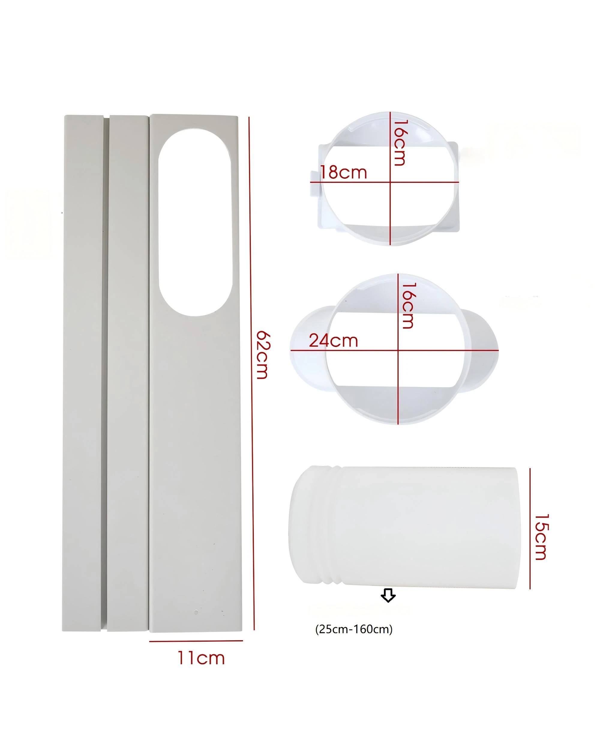 4 Advwin 9000 BTU Portable Air Conditioner - White, 4 of 8