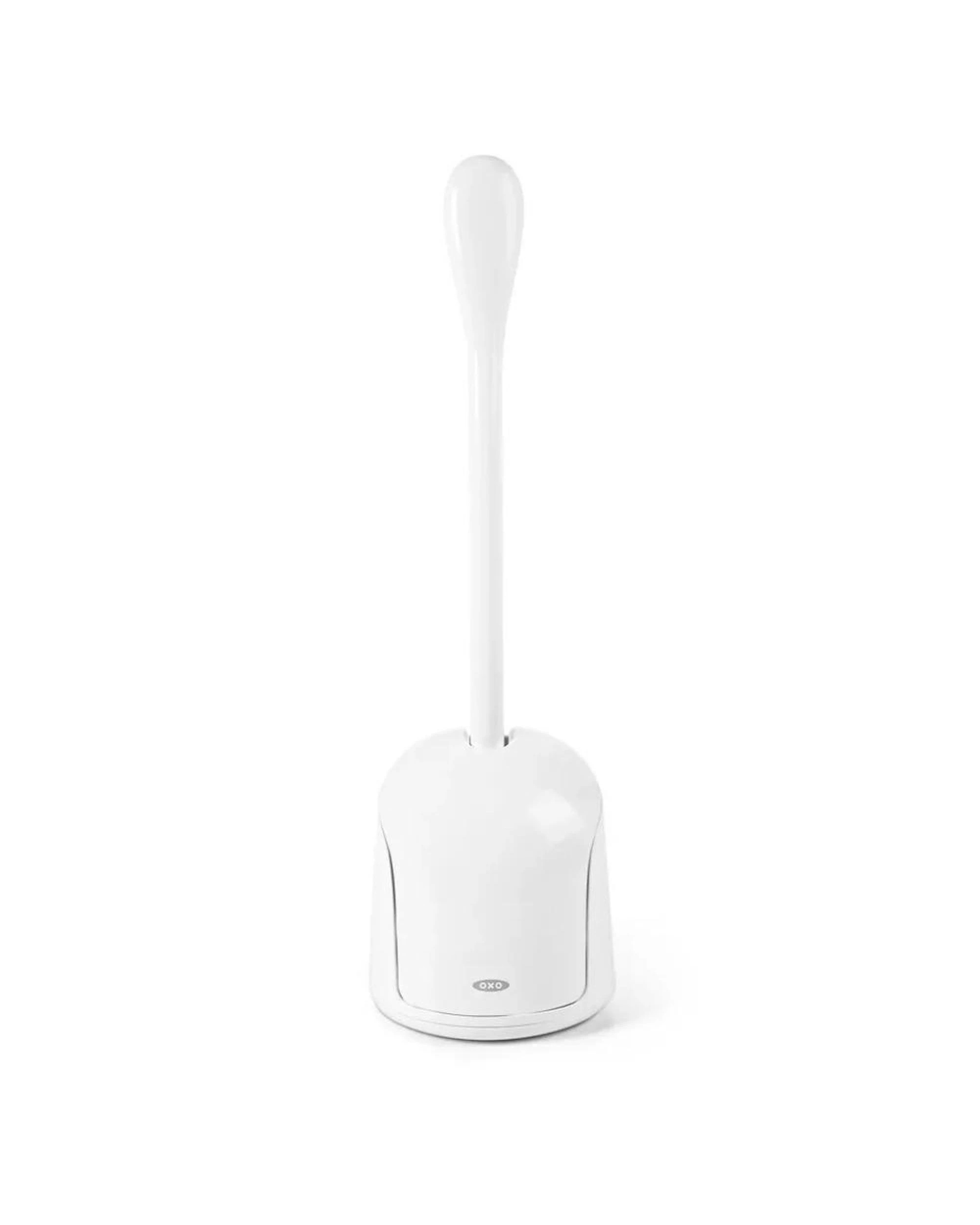 1 OXO Good Grips Compact Toilet Brush and Canister White - White, 1 of 1