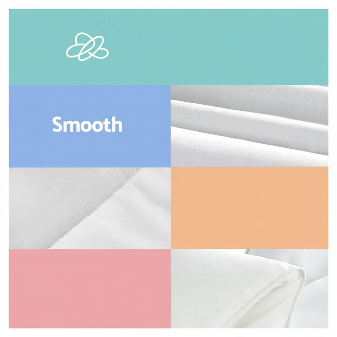 6 Giselle Bedding 400GSM Microfibre Bamboo Quilt Queen - Queen Bed - White, 6 of 8