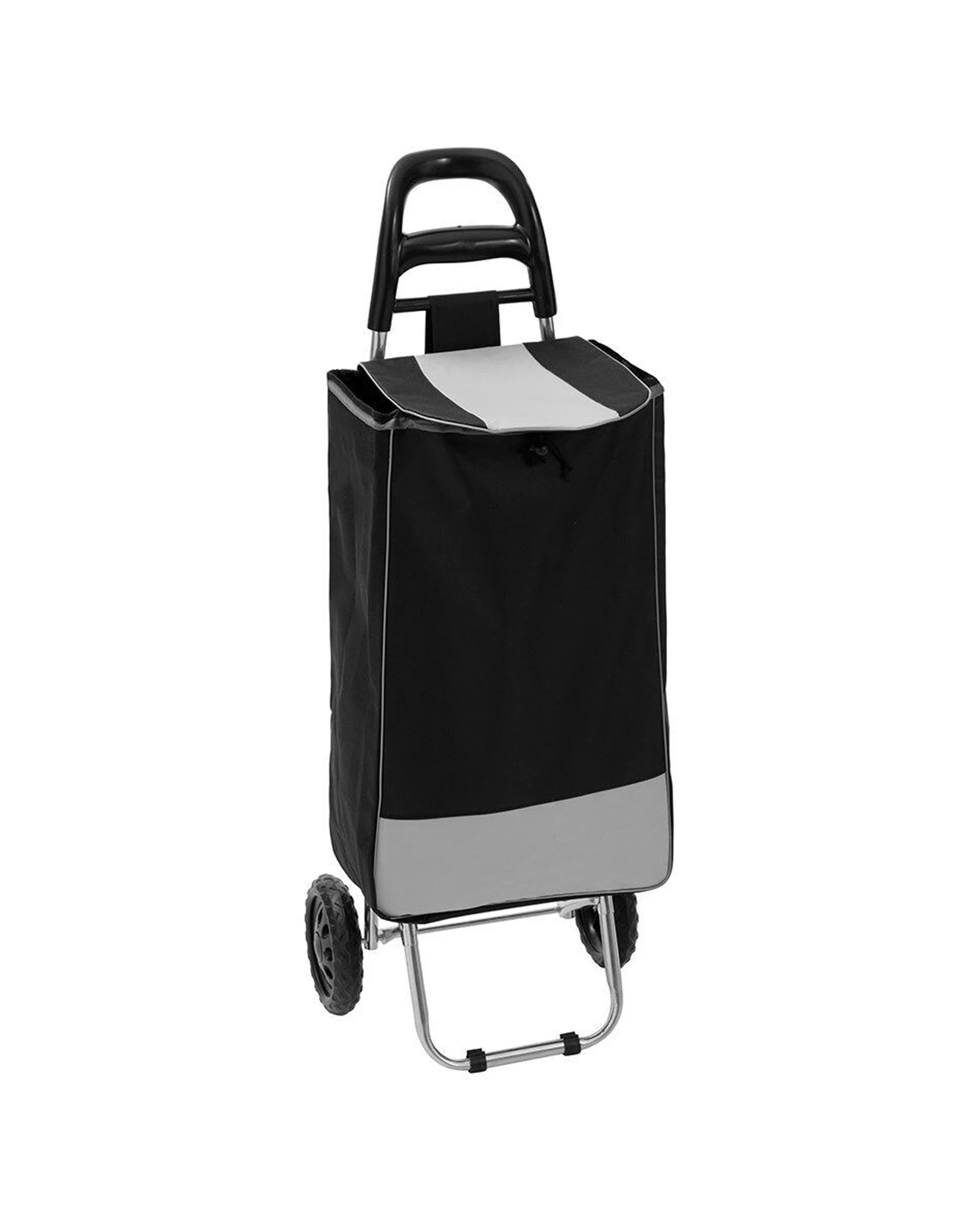 7 Boxsweden Portable Grocery Shopping Trolley With Wheels Foldable Durable - Black, 7 of 7
