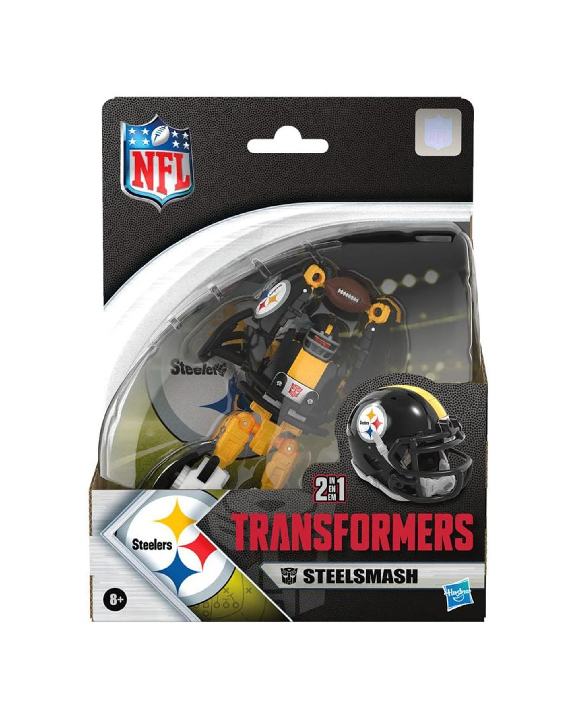1 Transformers Collaborative NFL X Transformers Pittsburgh Steelers Steelsmash Action Figure, 1 of 8