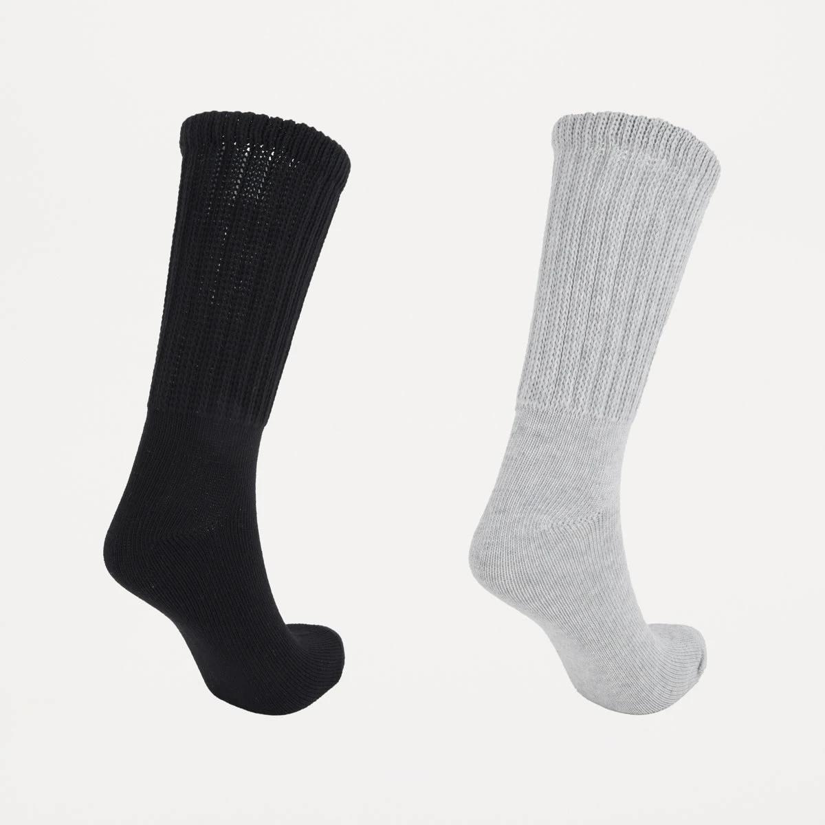 2 2 Pack Slouch Socks Grml Blk, 2 of 3