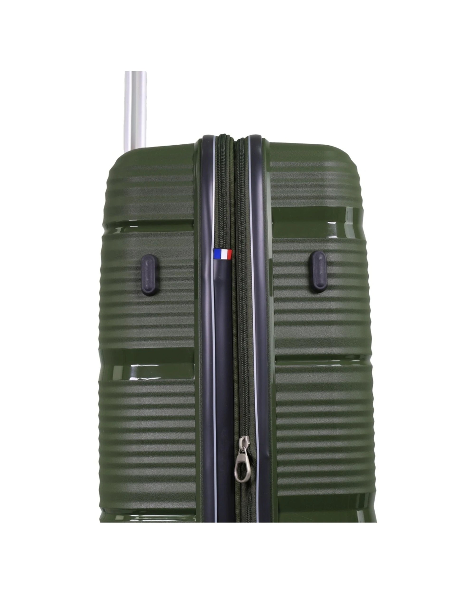 6 Pierre Cardin 2pc Polypropolene (PP) Large & Medium Luggage Suitcase Set - Green, 6 of 7