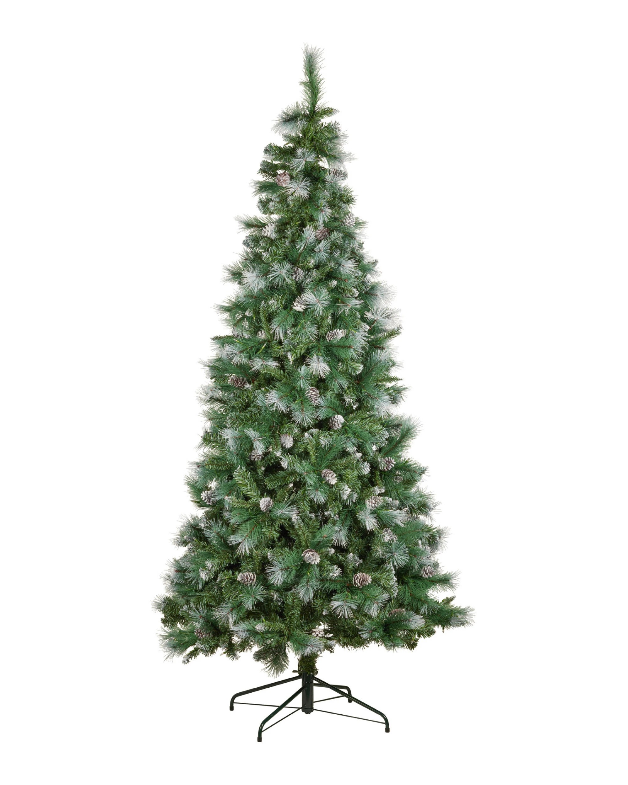 2 Christabelle 2.3m Bayville Pine Slim Pre-Lit Christmas Tree, 2 of 3
