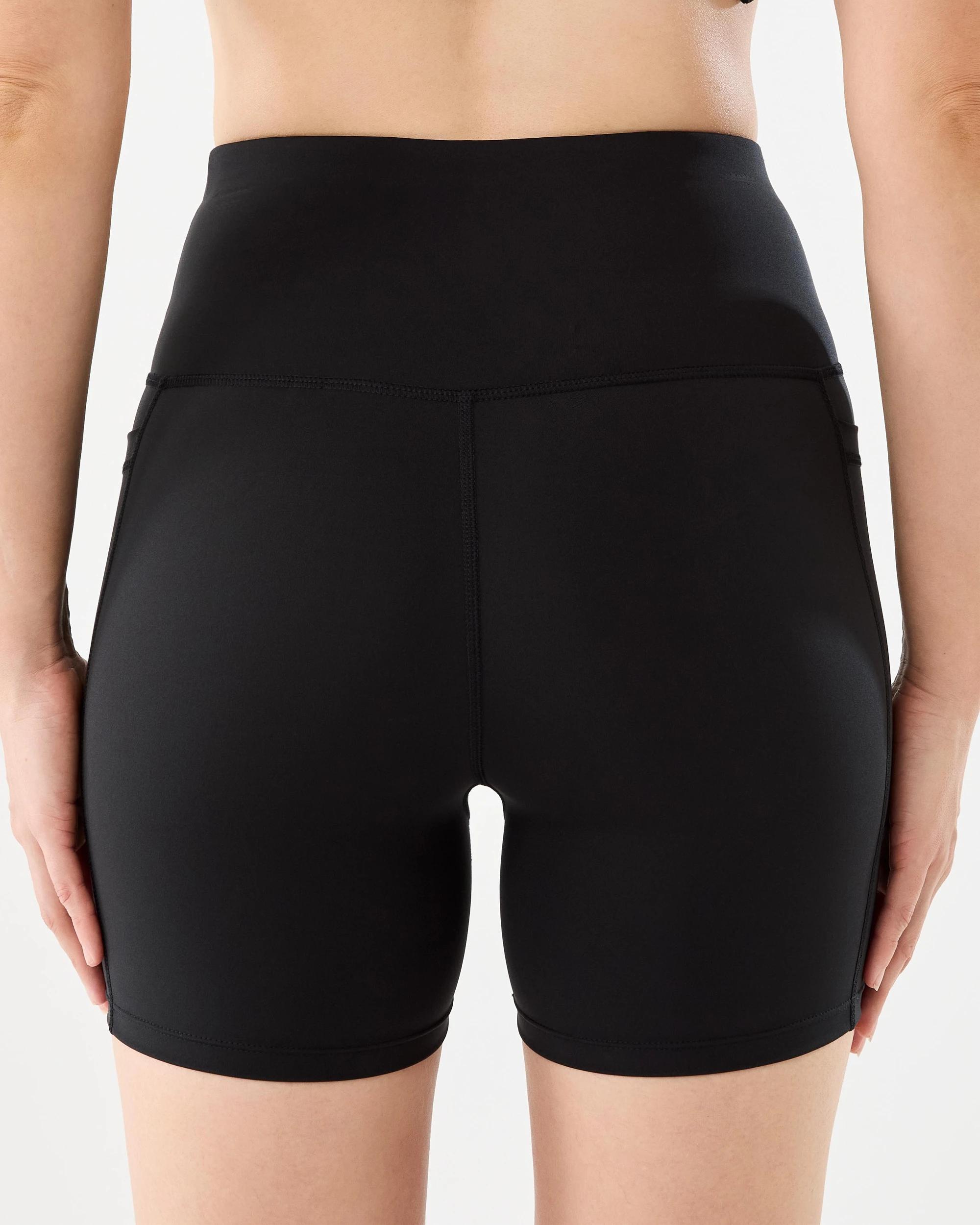 3 Active Womens Train Bike Shorts Black, 3 of 7