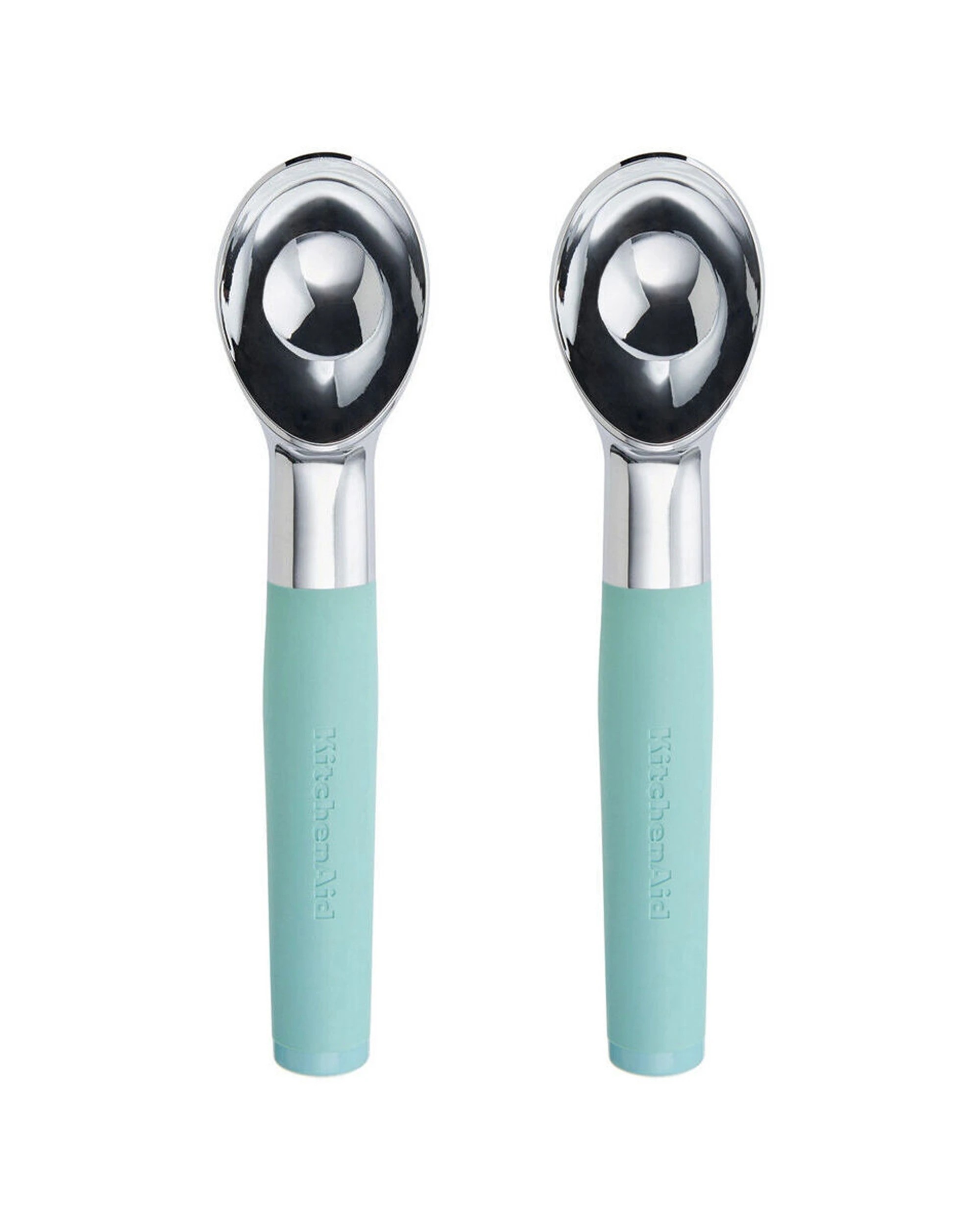 1 KitchenAid 2PK Soft Grip Metal Ice Scoop Ergonomic Handle Dishwasher Safe - Blue, 1 of 6