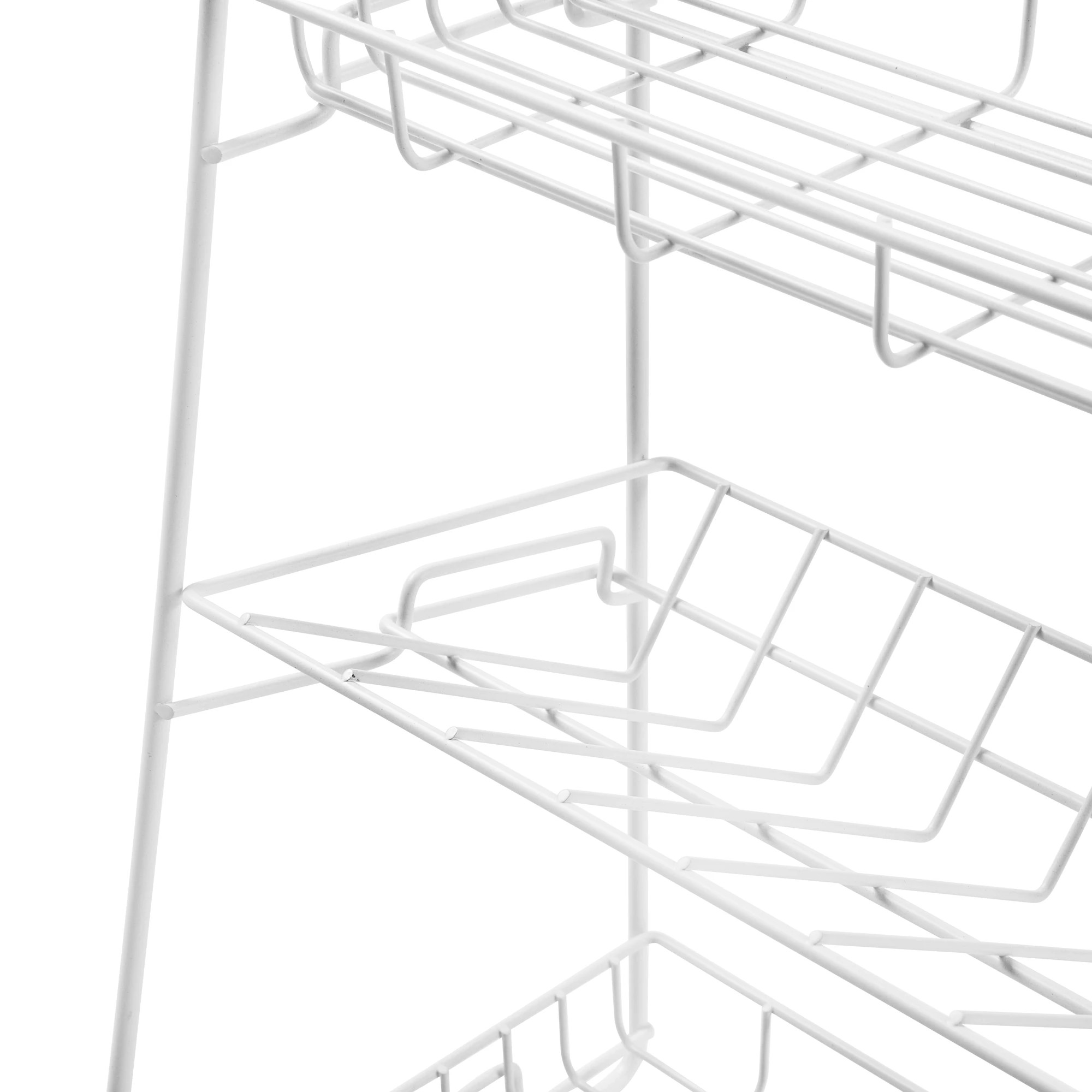 8 White Wire Angled Shelf, 8 of 9