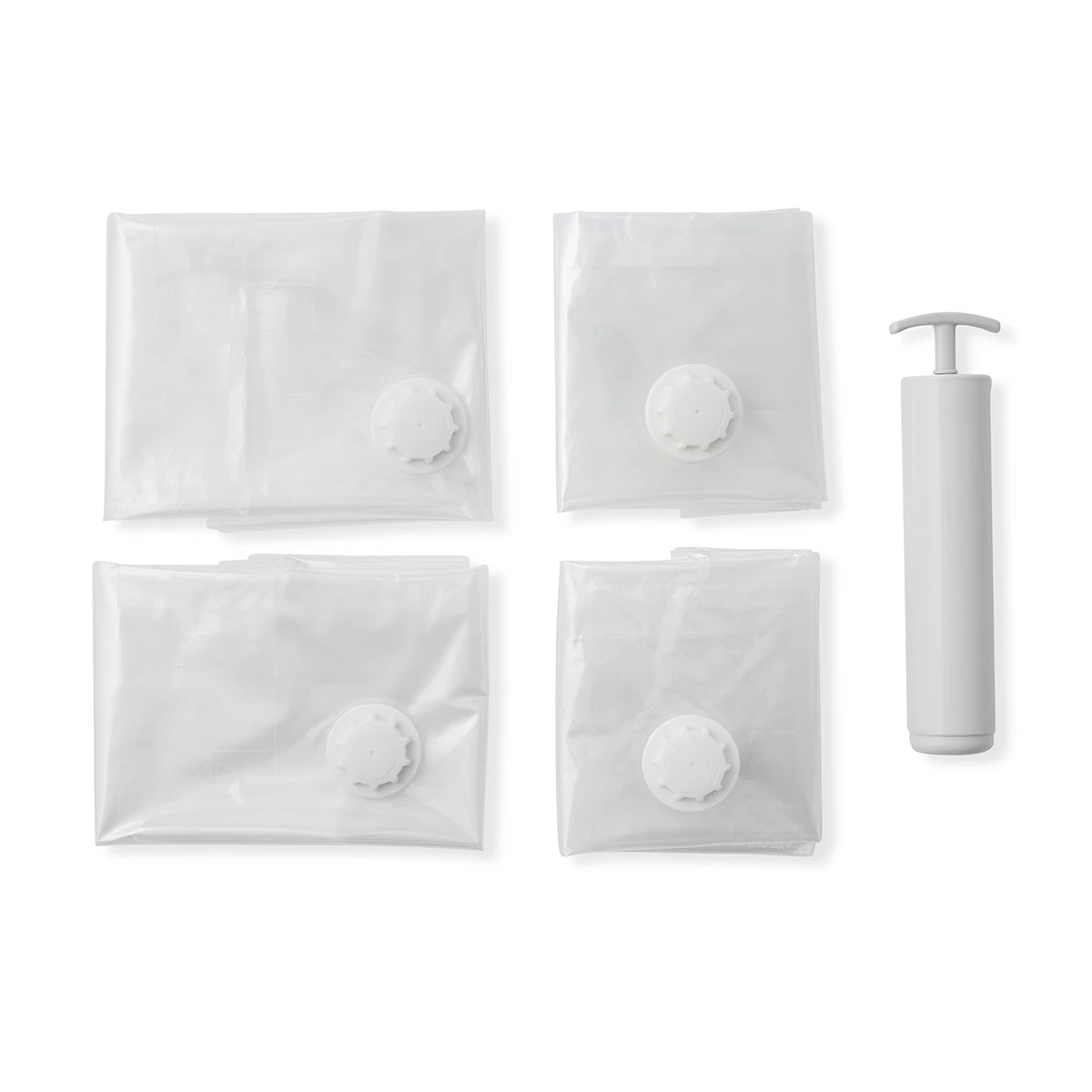 2 Set of 4 Space Bags Combo with Pump - Large/Medium, 2 of 6