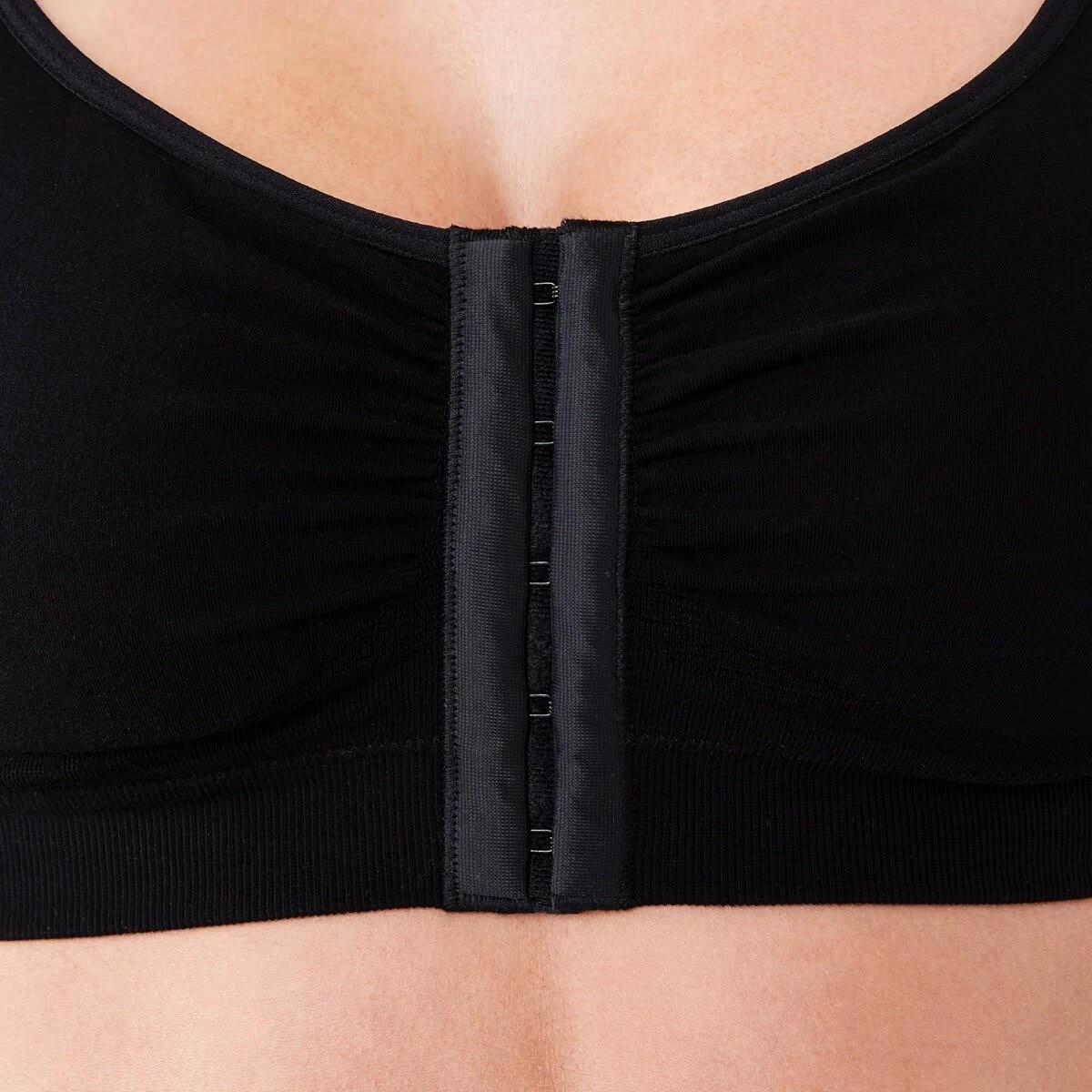 9 2 Pack Wirefree Bamboo Post Surgery Crop BLACK, LIGHT FAWN, 9 of 9