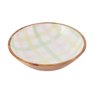 Check Enamel Bowl