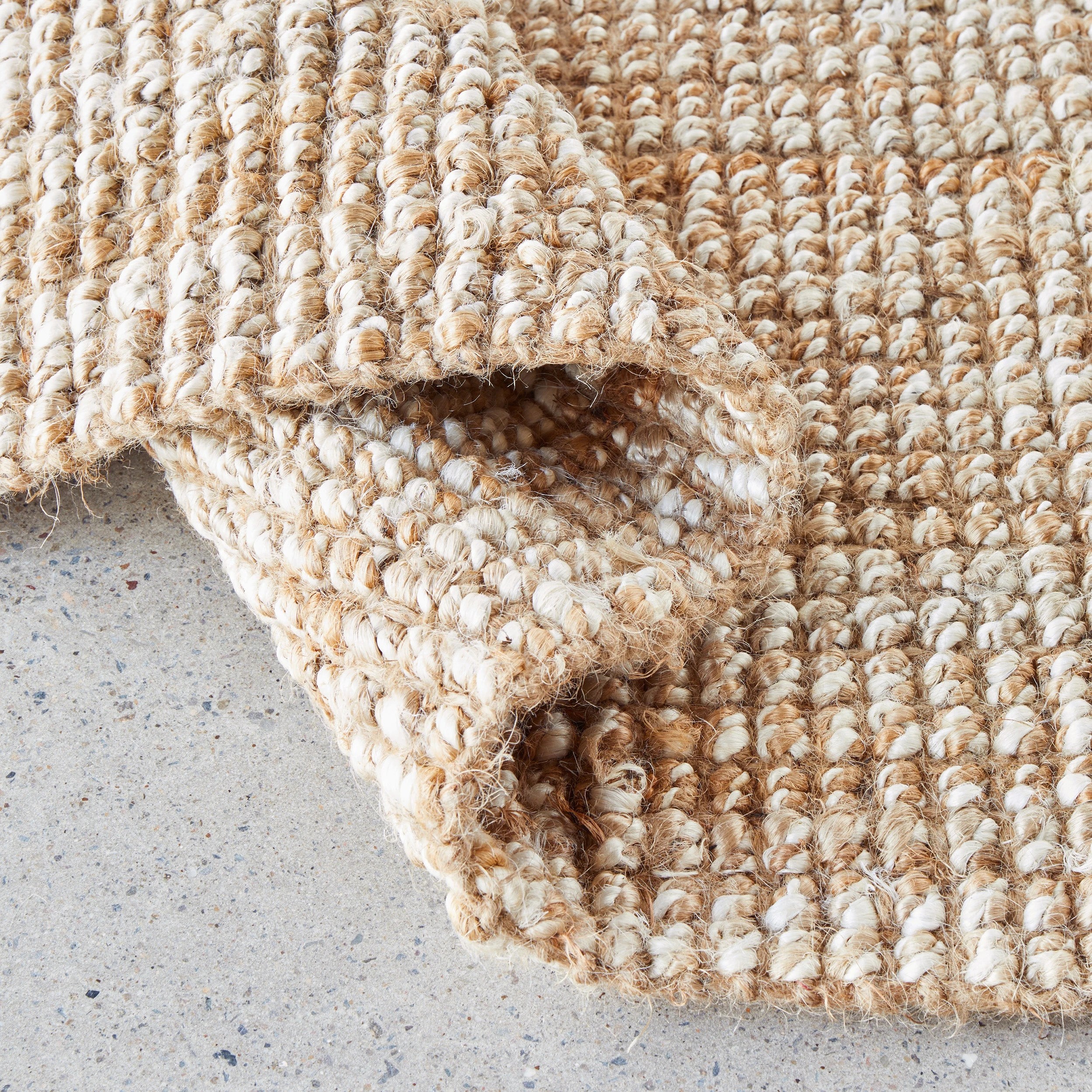 8 Common Ground Rugs Kingsley Hunter 380x280cm - Extra Large Jute Rug - White, 8 of 8