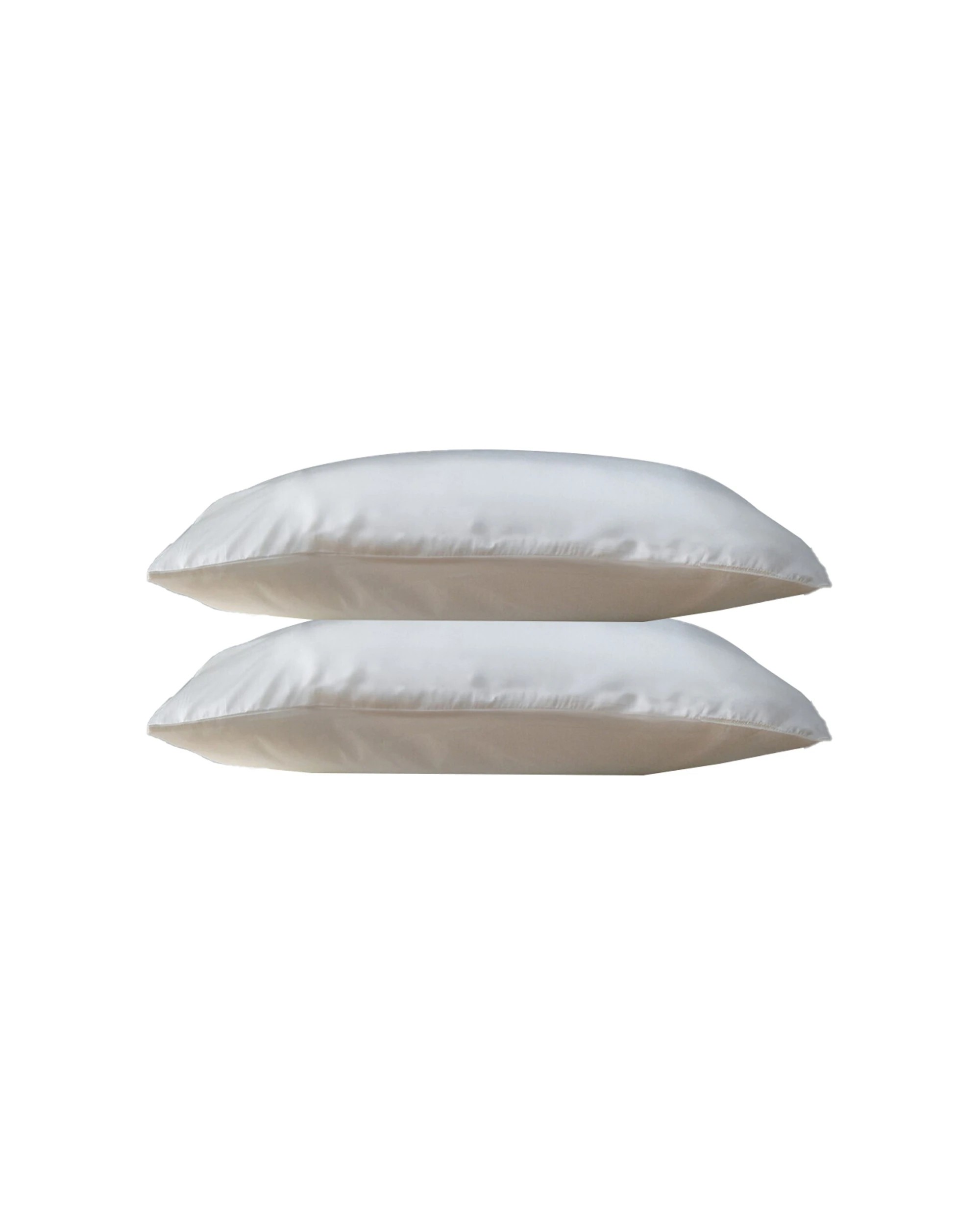 1 Canningvale 2pc Beautysilks Pillowcase Cover 100% Mulberry Silk Ivory - Beige, 1 of 4