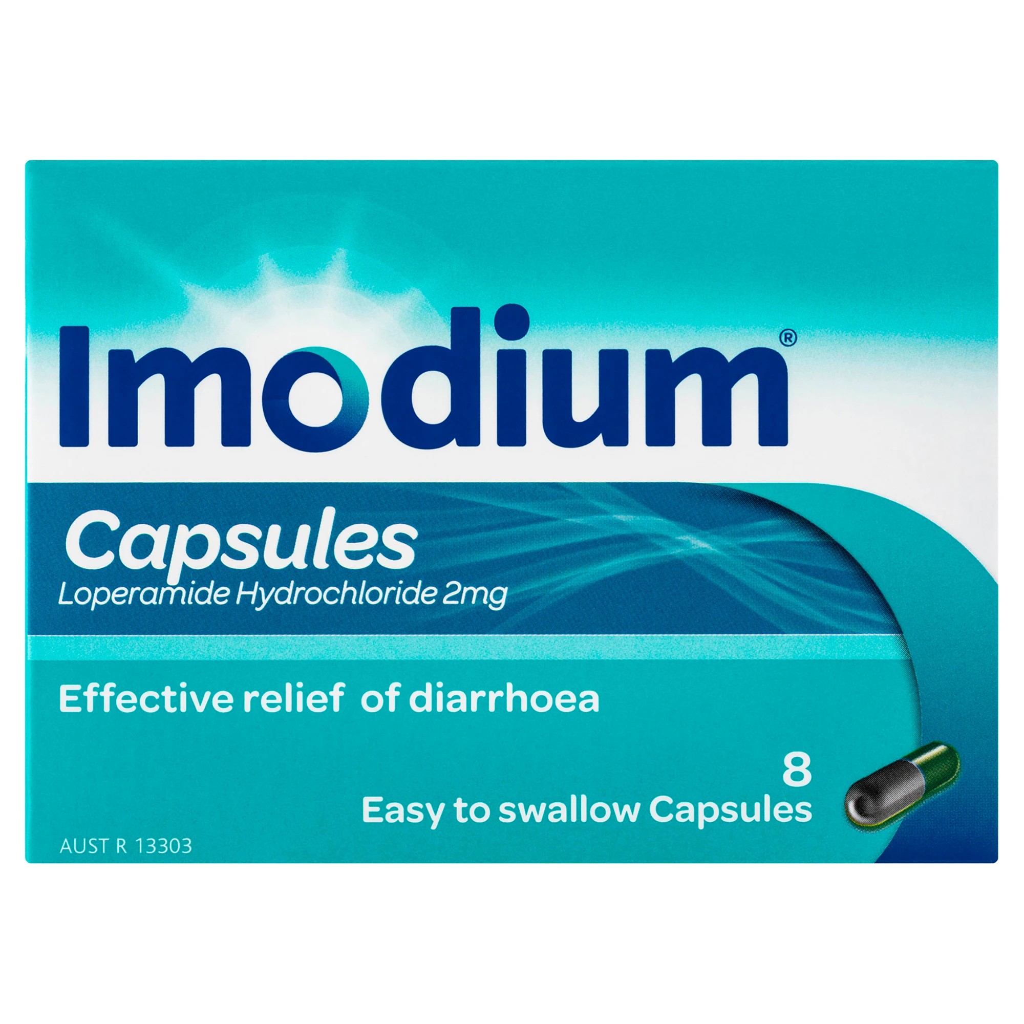 2 8 Pack Imodium Diarrhoea Relief Capsules 2mg, 2 of 4