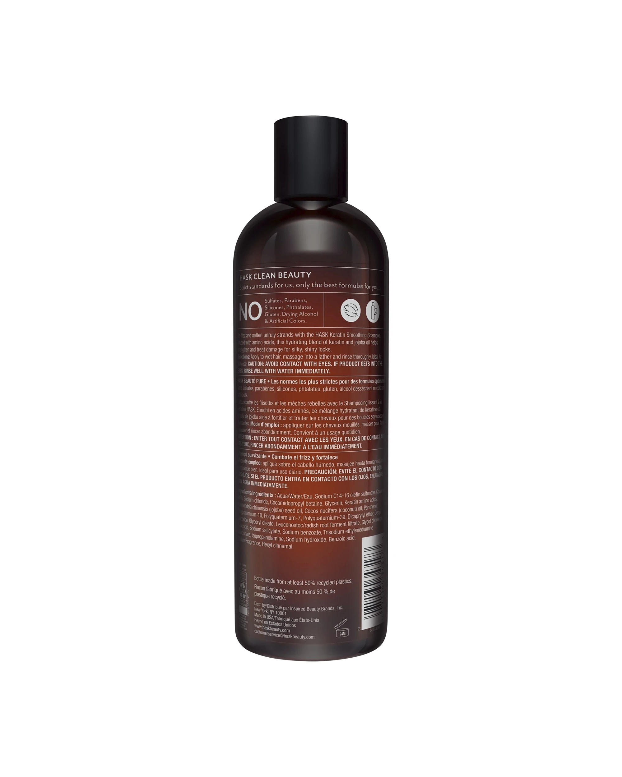 2 HASK Keratin Smooth Smoothing Shampoo 355ml - Keratin and Jojoba Seed Oil, 2 of 10