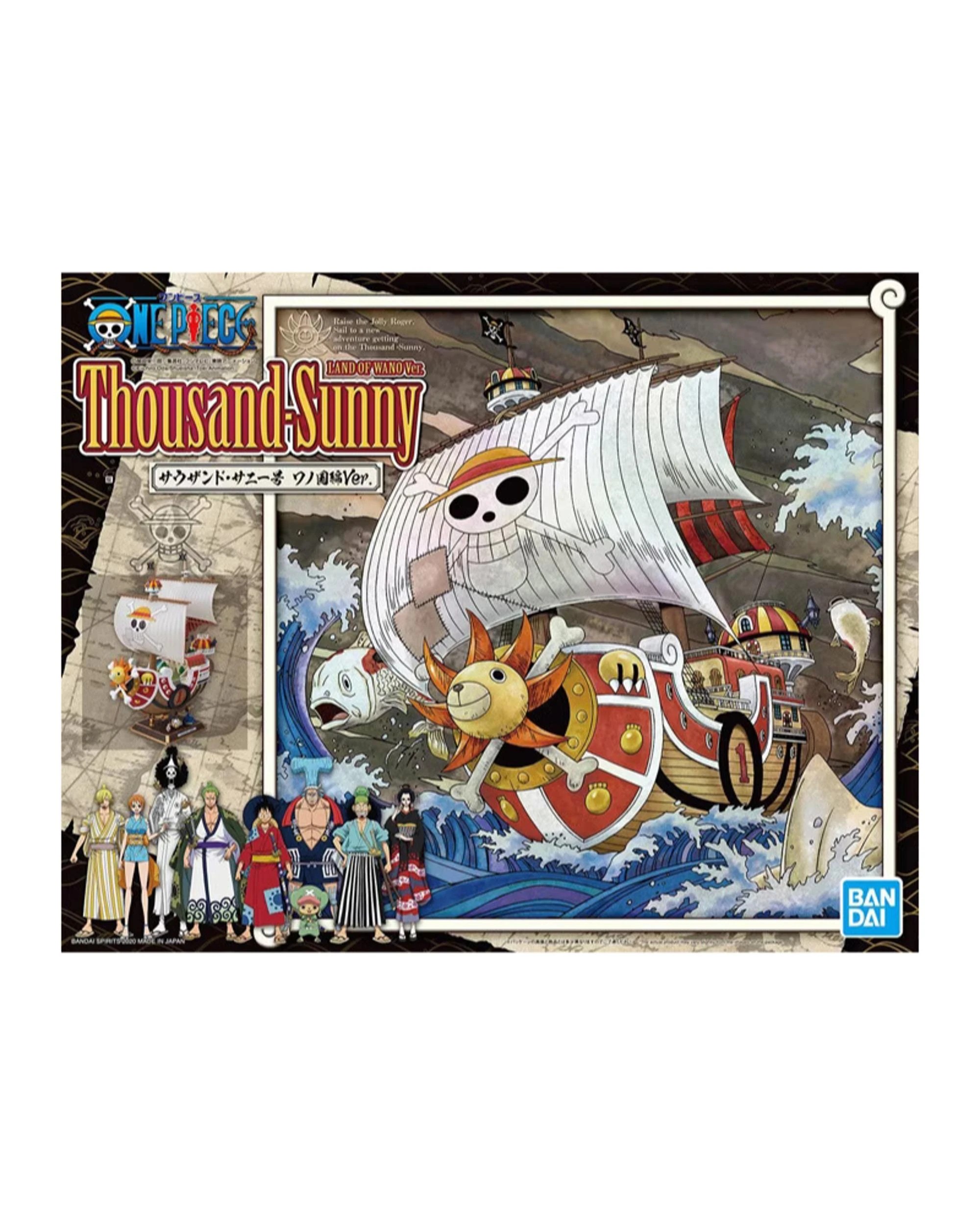 1 Bandai One Piece Thousand Sunny Land of Wano Version Plastic Model Kit, 1 of 2