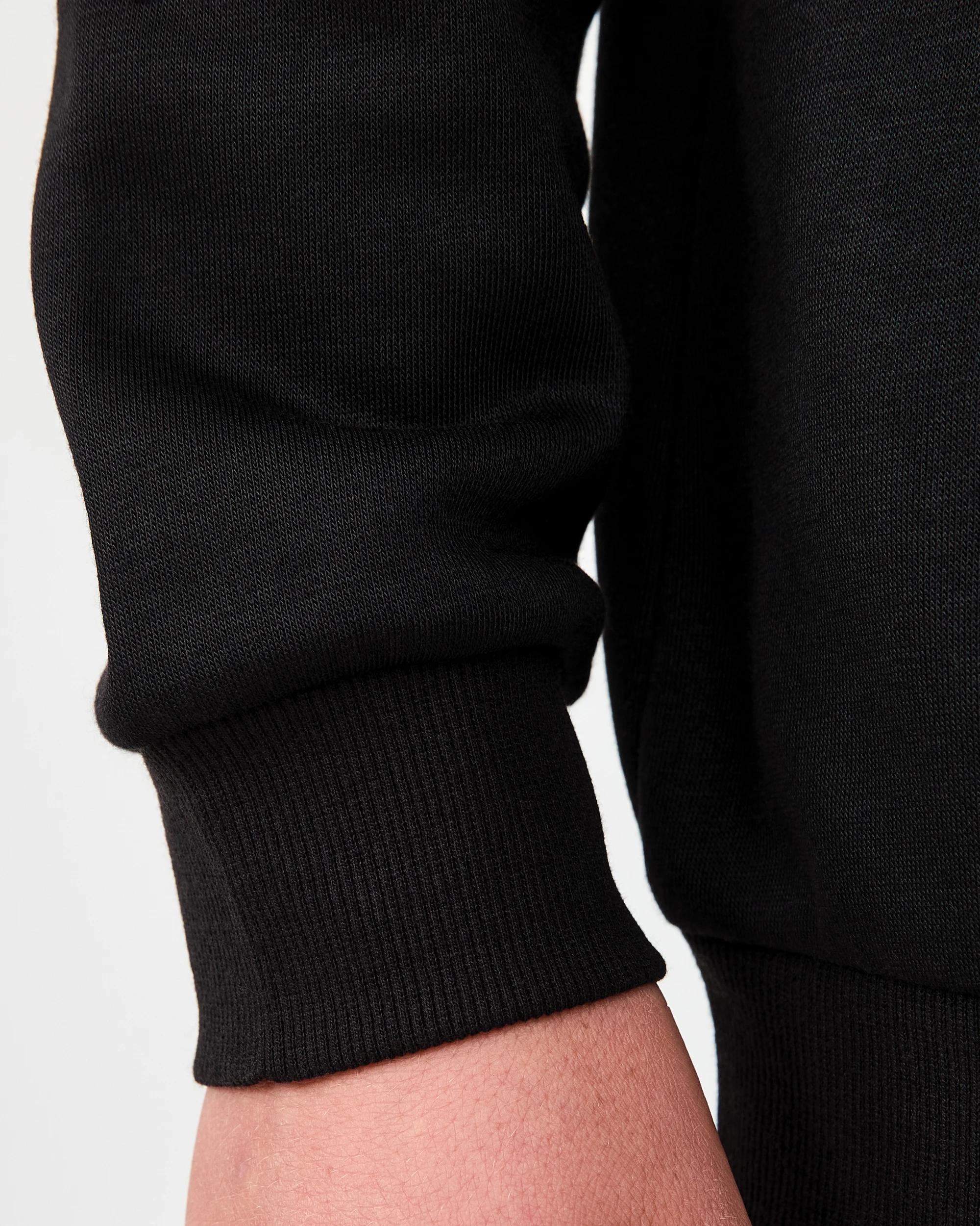 5 Basic Crew Sweatshirt Black, 5 of 7