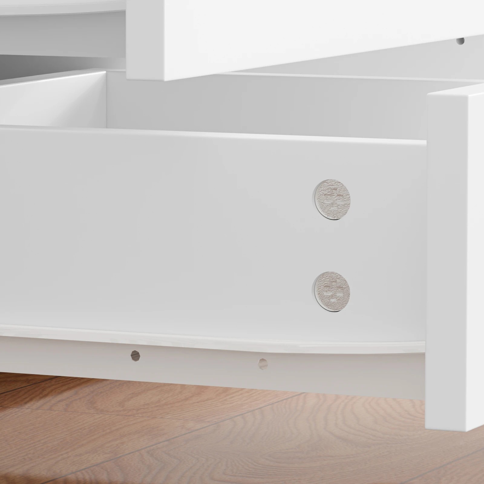 6 Alfordson Entertainment Unit 120cm TV Cabinet Stand Storage Drawer - White, 6 of 9